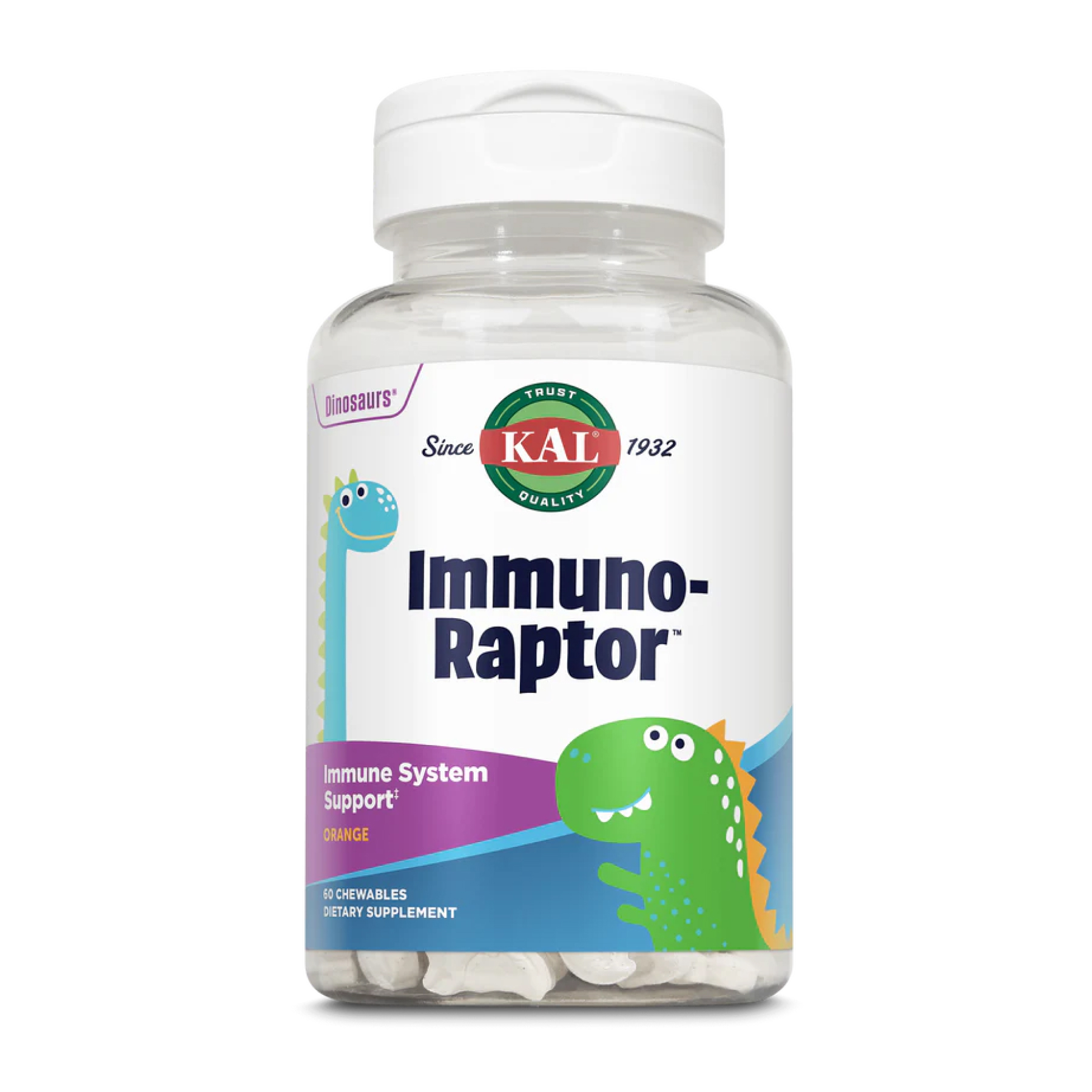 immunoraptor-chewable-orange-btl-plastic-60ct-20888121721681_6457c33722 Immuno-Raptor - 60 chewable Orange - Зображення 1