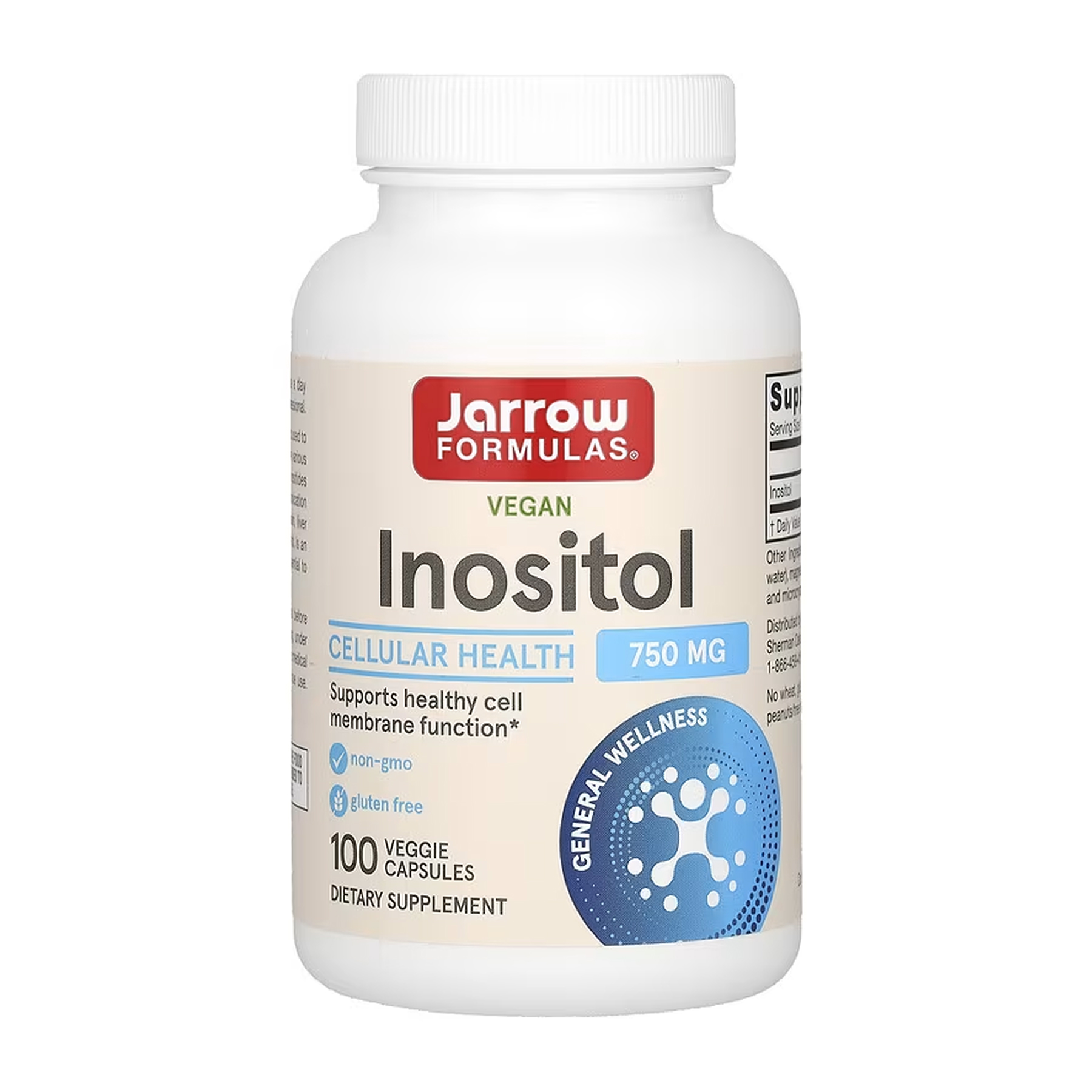 inositol-750mg-100-vcaps-28666713022632_f18cb93ab2 Inositol 750mg - 100 vcaps - Зображення 1