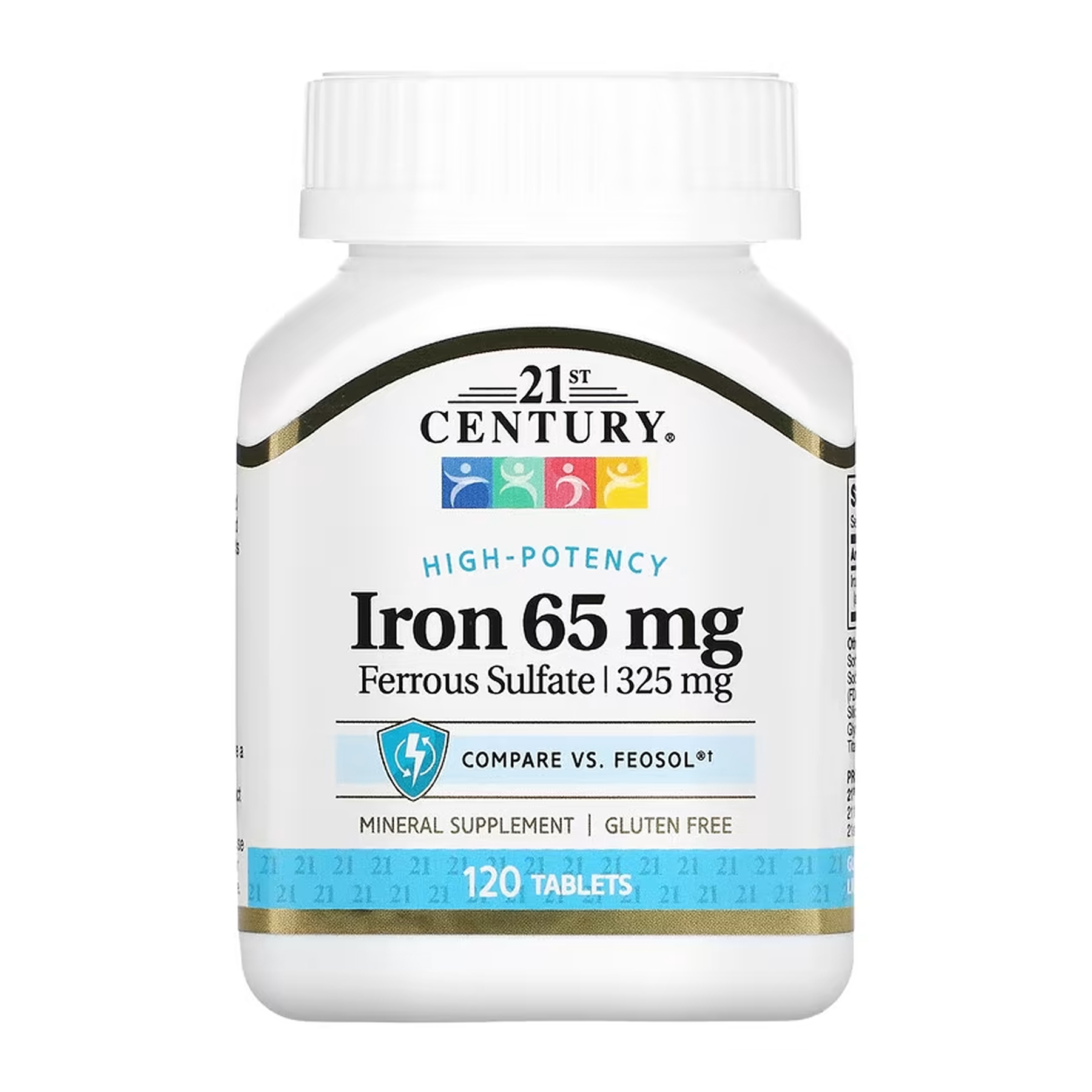 iron-65-mg-ferrous-sulfate-325-mg-120-tabs-82013879582610_0608c8dfd9 Iron 65 mg Ferrous Sulfate 325 mg - 120 tabs - Зображення 1
