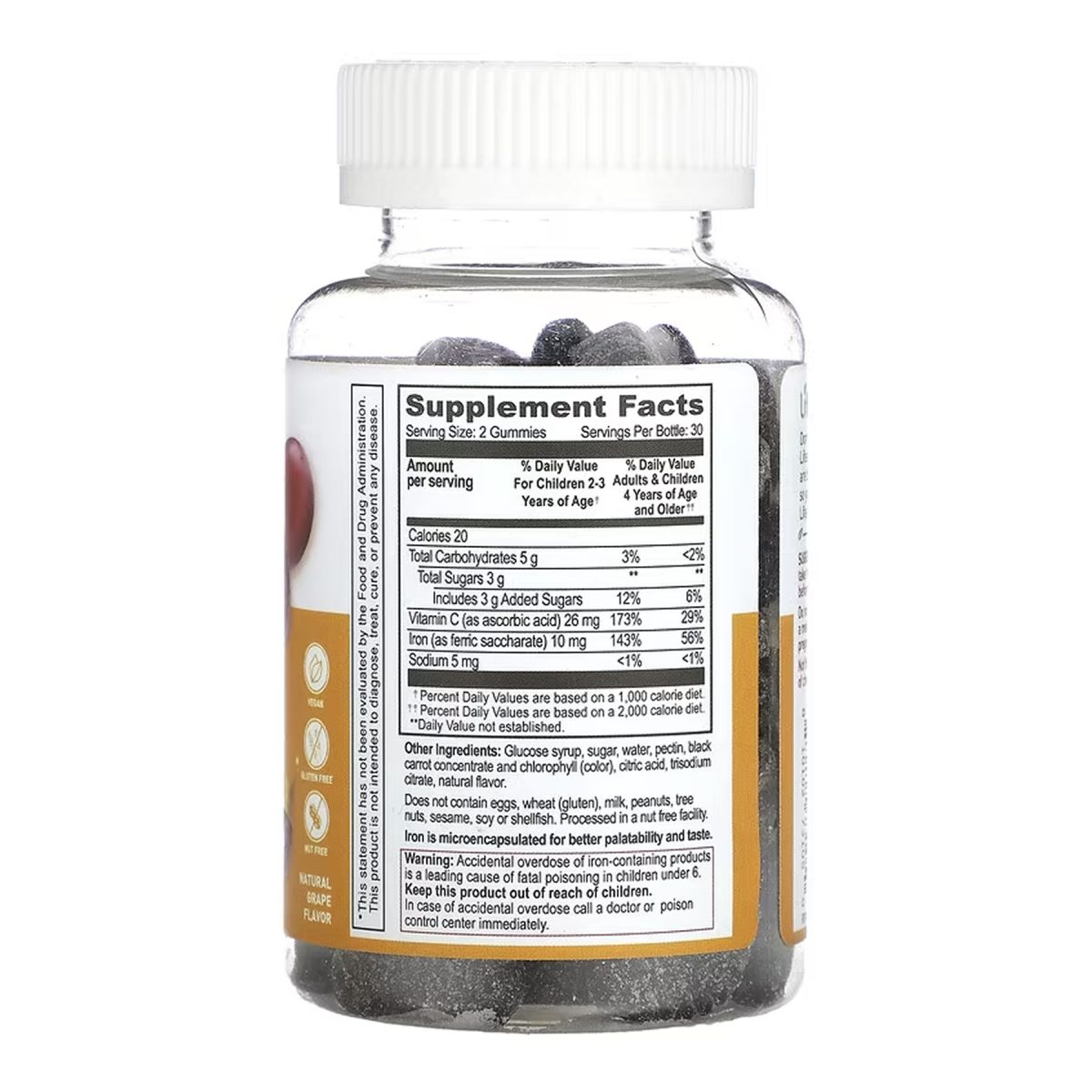 Iron + Vitamin C Kids - 60 gummies - Зображення 2