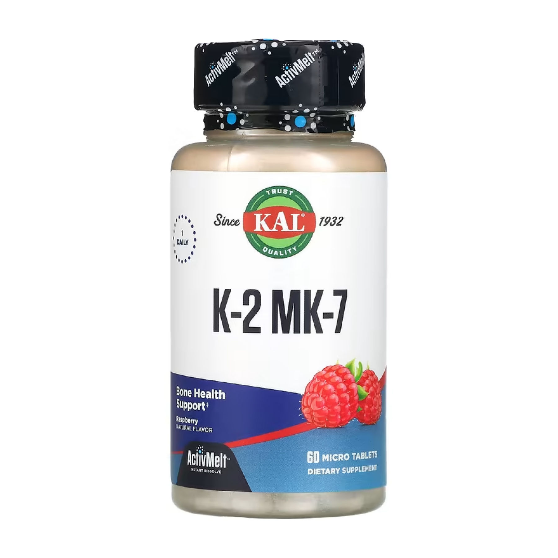 k-2-mk-7-activmelt-100-mcg-60-tabs-26468352963230_3143ee1bc9 K-2 MK-7 ActivMelt 100 mcg - 60 tabs - Зображення 1