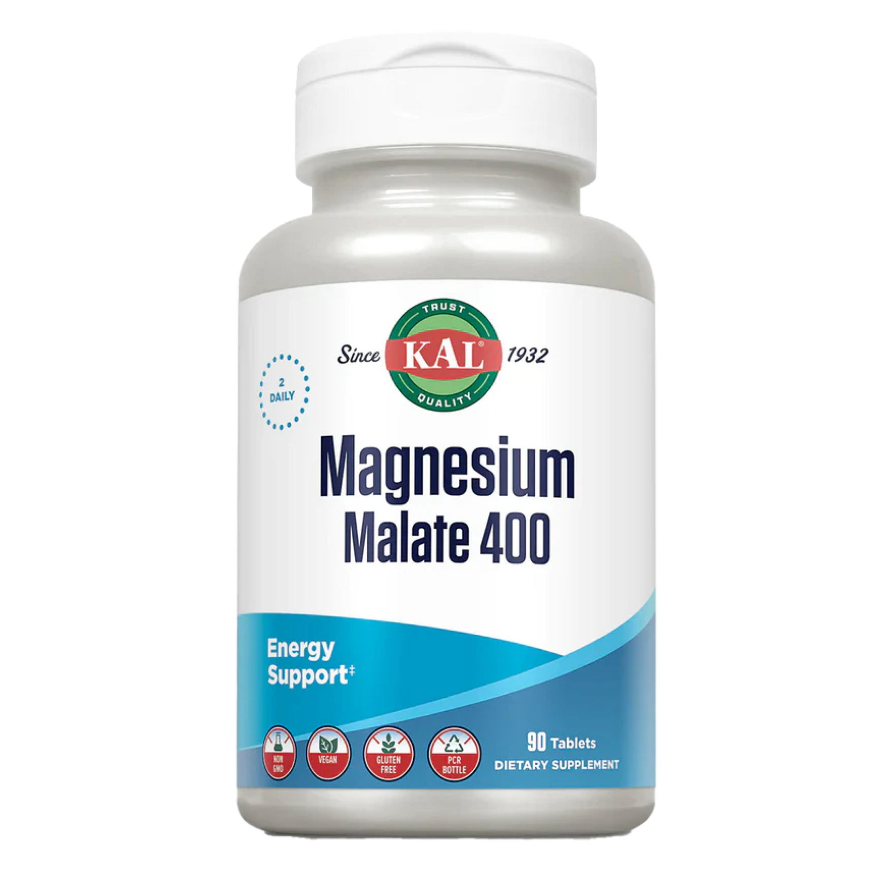 kalmagnesium-malate-400mg-90-tabs-21124482176019_43ba916865 Magnesium Malate 400mg - 90 tabs - Зображення 1
