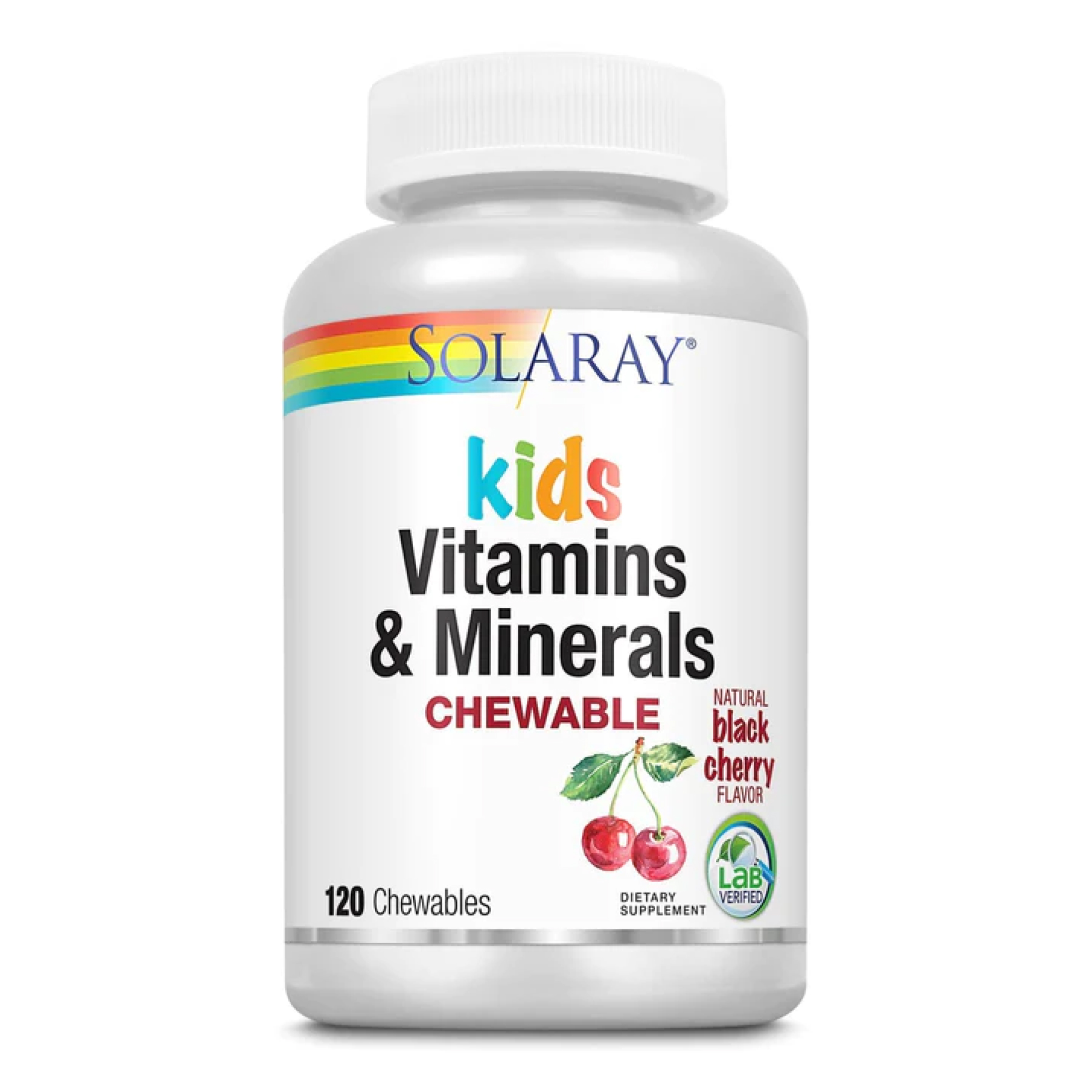 kids-vitamins-minerals-120-chewables-black-cherry-35935639847307_a99fbfbd54 Kids Vitamins & Minerals - 120 chewables Black Cherry - Зображення 1