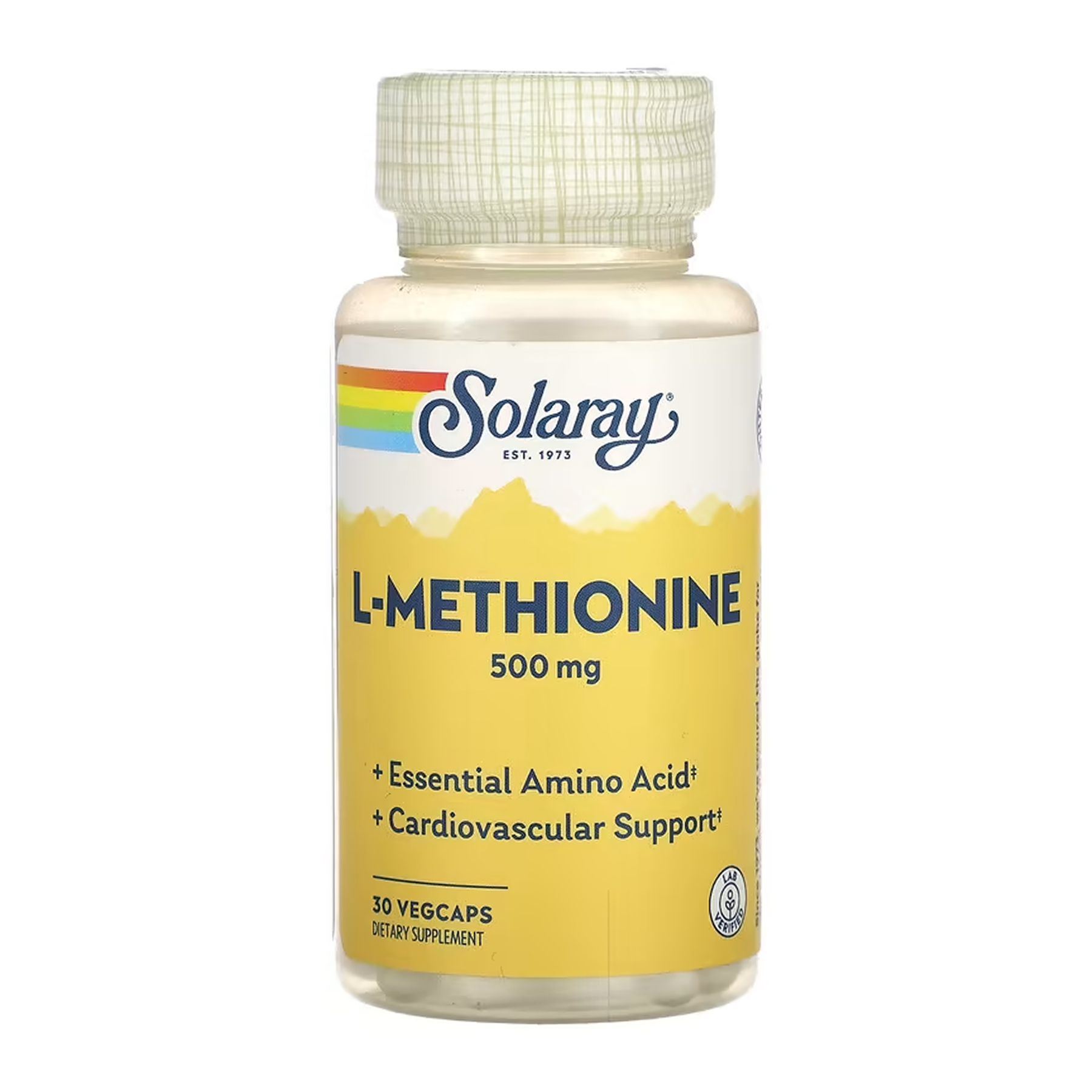 l-methionine-500mg-30-vcaps-39507736231408_de766b28e5 L-Methionine 500mg - 30 vcaps - Зображення 1