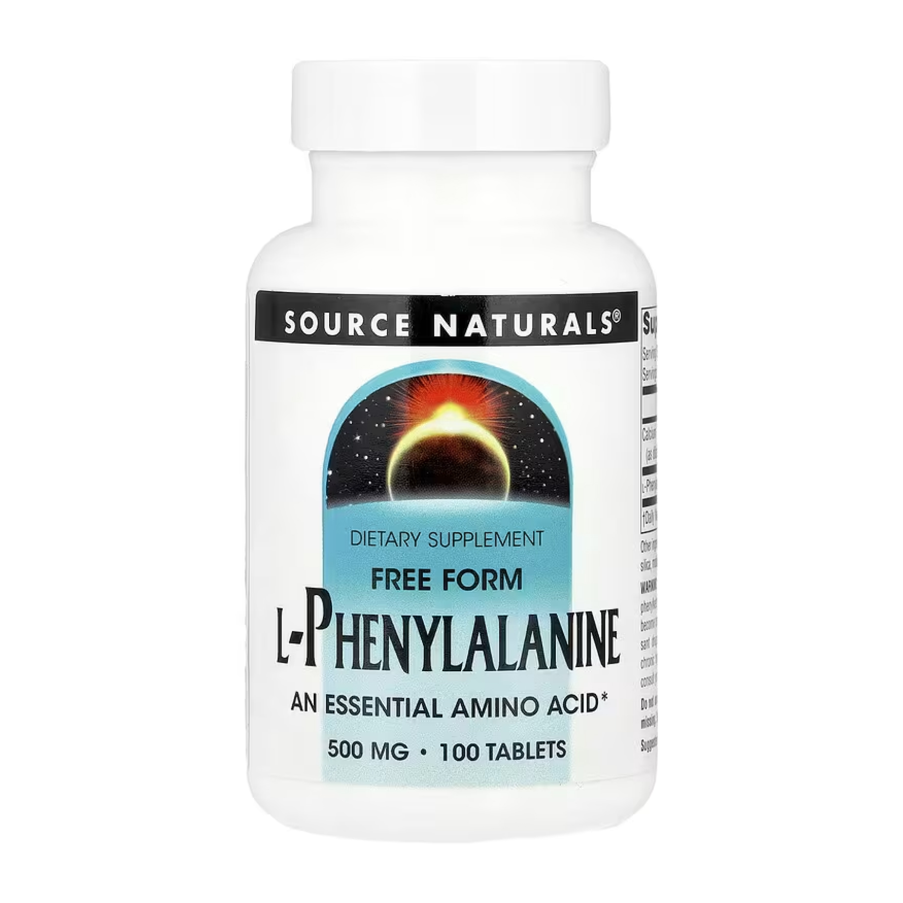 l-phenylalanine-500mg-100-tabs-20436547526961_d2e71cebeb L-Phenylalanine 500mg - 100 tabs - Зображення 1