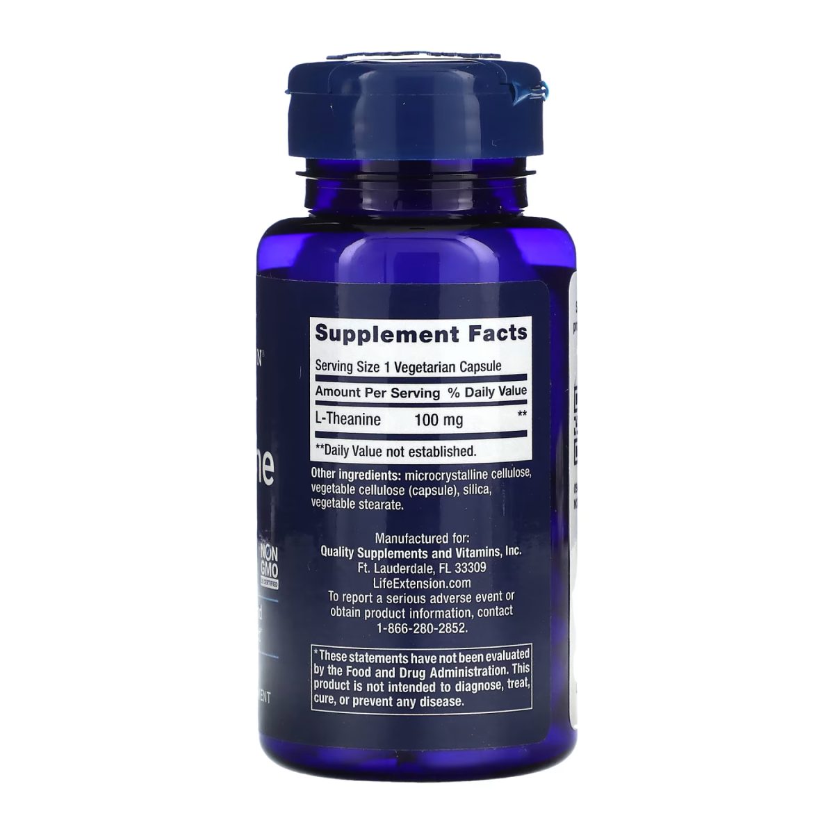 L-Theanine 100 mg - 60 vcaps - Зображення 2
