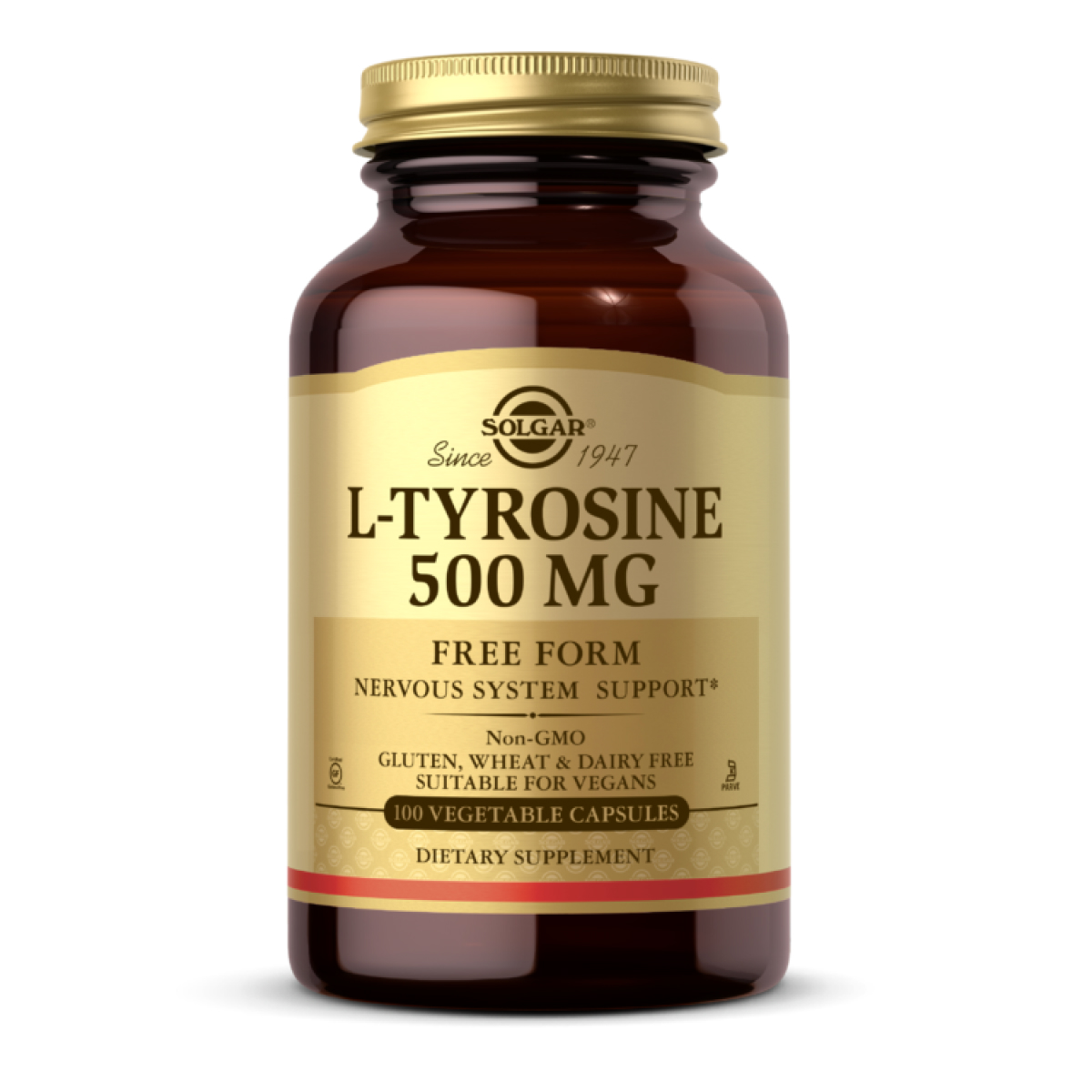 l-tyrosine-500-mg-100-vcaps-35987133911000_fac700453f L-Tyrosine 500mg - 100 vcaps - Зображення 1