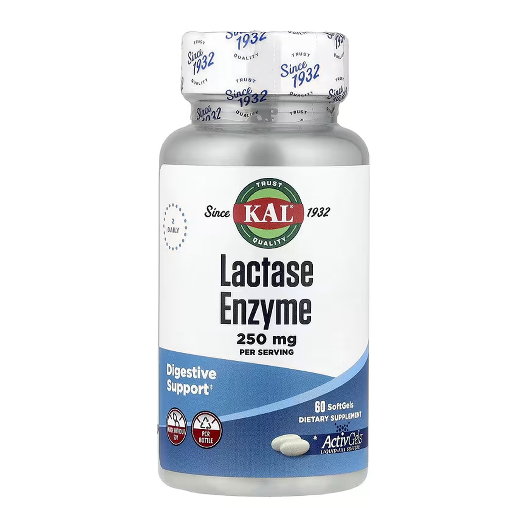 lactase-enzyme-250mg-60-softgels-25527397841223_e62e27be05 Lactase Enzyme 250mg - 60 softgels - Зображення 1