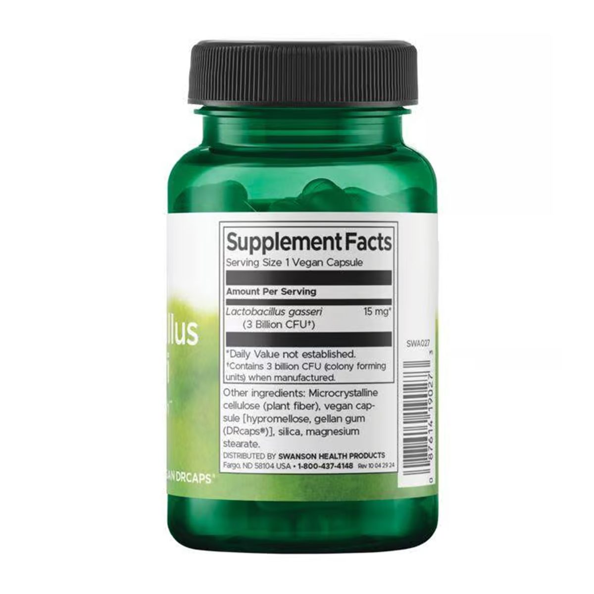 Lactobacillus Gasseri 3 Billion Cfu - 60 vcaps - Зображення 2