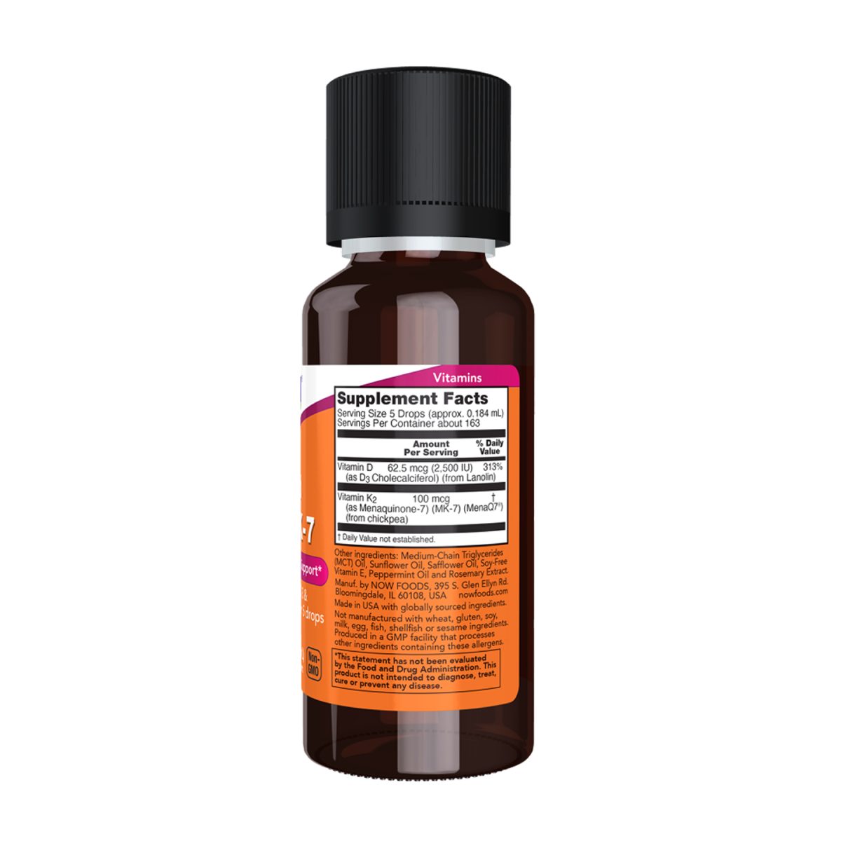 VIT D-3 & MK-7 Liquid- 30ml - Зображення 2