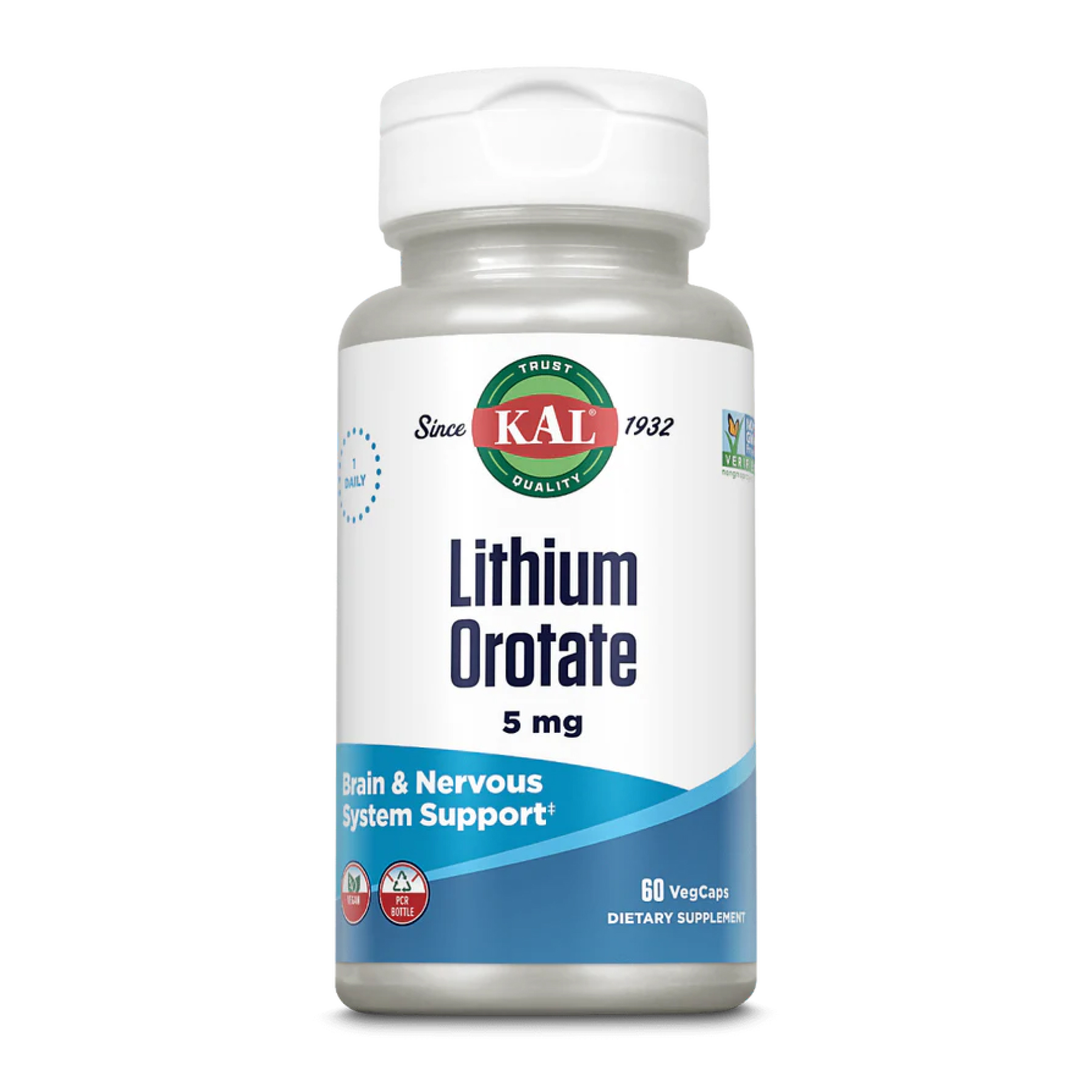 lithium-orotate-5mg-60-vcaps-76679114074299_cb9c1ebb6e Lithium Orotate 5mg - 60 vcaps - Зображення 1