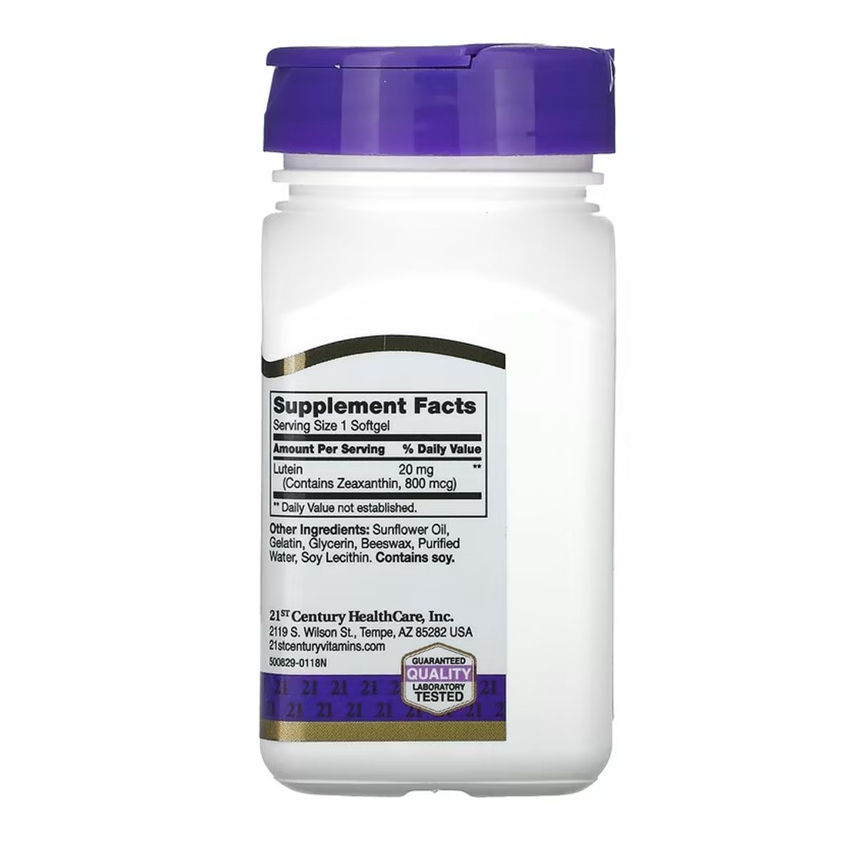 Lutein 20 mg - 60 softgels - Зображення 2
