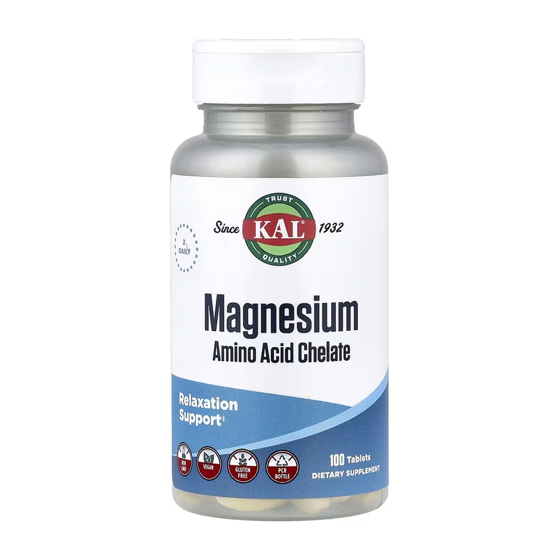 magnesium-amino-acid-chelate-220mg-100-tabs-86367040777797_59136fa8ac Magnesium Amino Acid Chelate 220mg - 100 tabs - Зображення 1