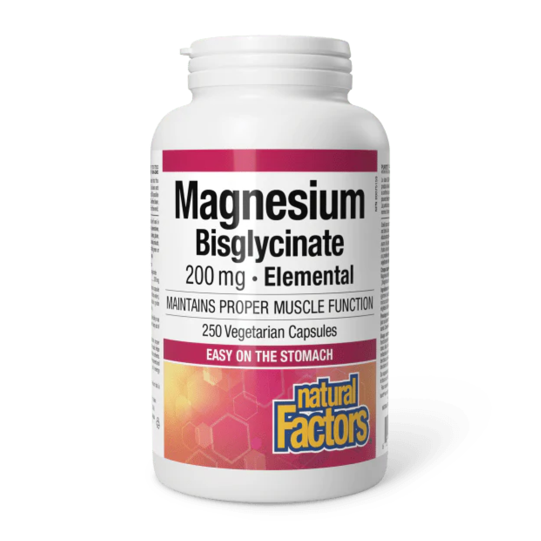 magnesium-bisglycinate-pure-200-mg-250-caps-94075277261663_7354b1173f Magnesium Bisglycinate Pure 200 mg - 250 caps - Зображення 1