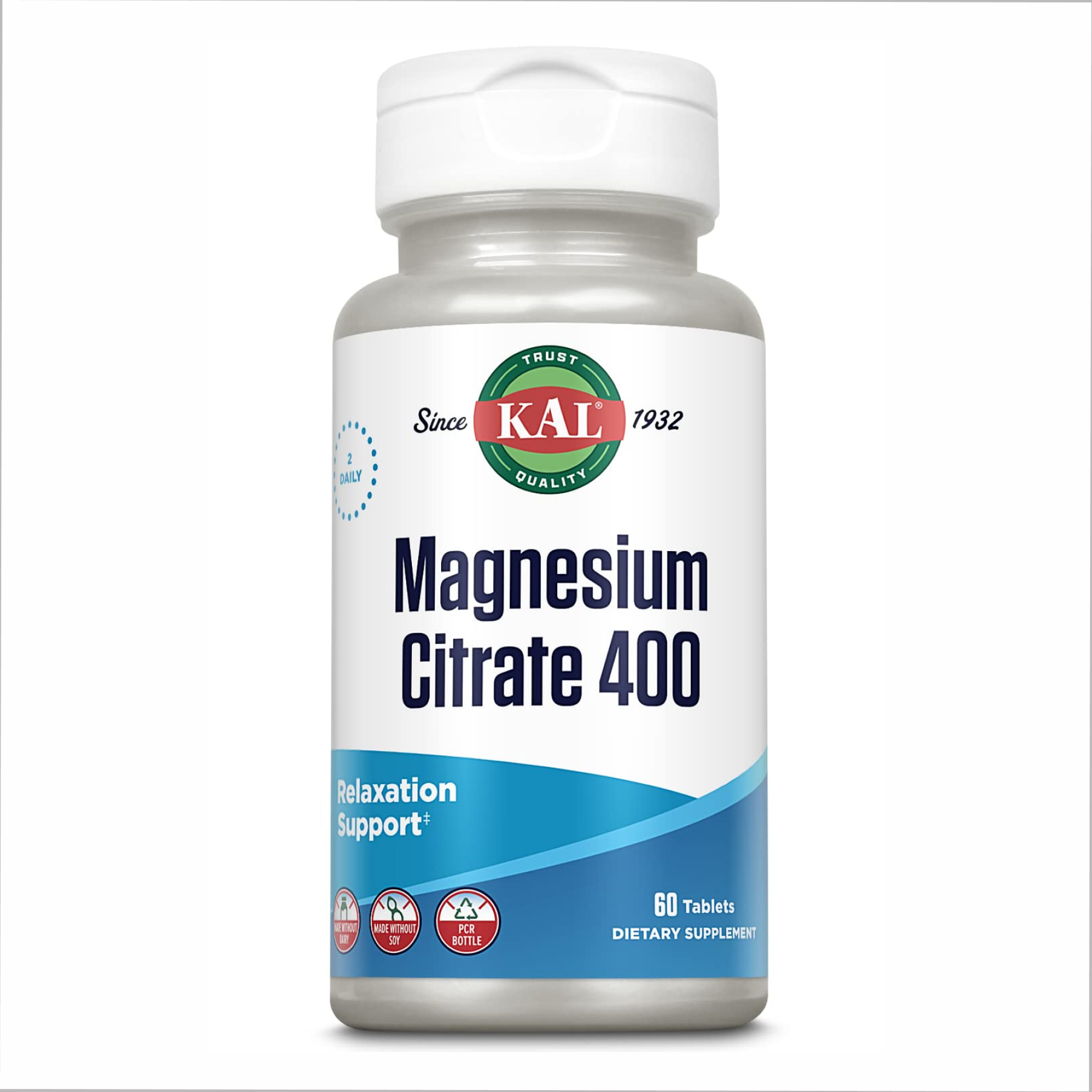 magnesium-citrate-tablet-btl-plastic-400mg-60ct-86497181172455_6620effe30 Magnesium Citrate 400mg - 60 tabs - Зображення 1