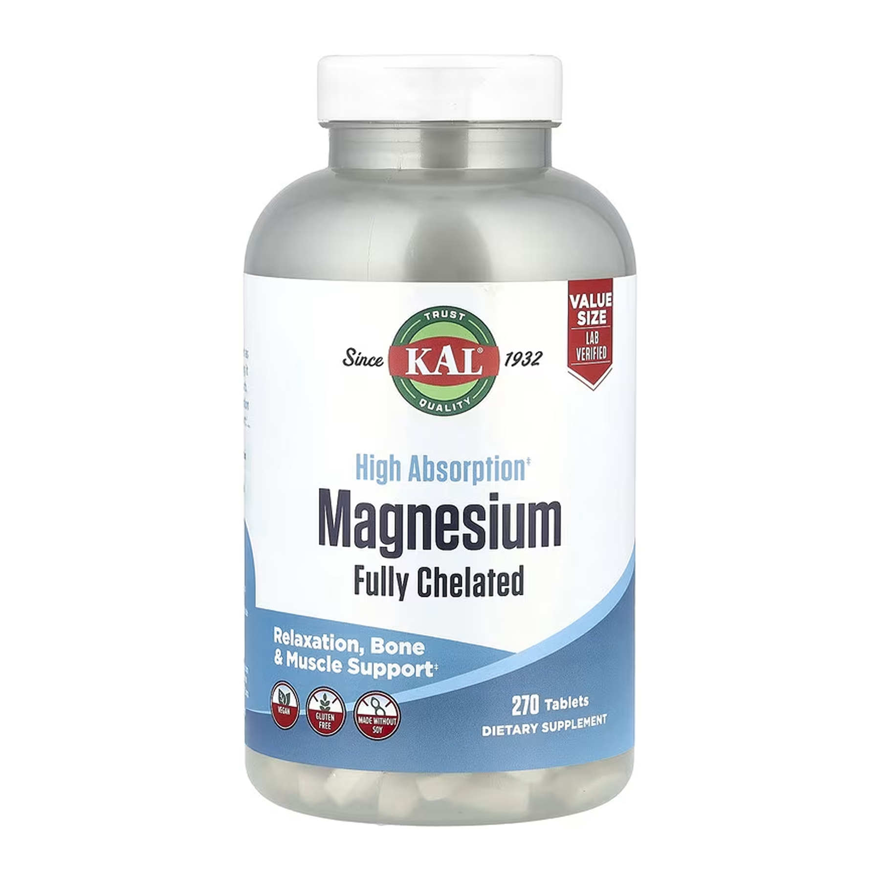 magnesium-fully-chelated-270-tabs-52679493991969_e57bdbcb28 Magnesium Fully Chelated - 270 tabs - Зображення 1