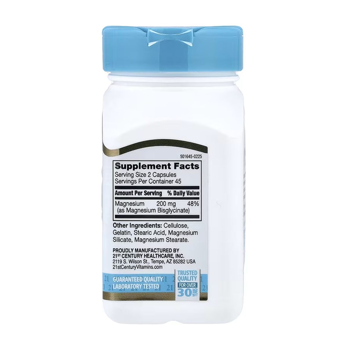 Magnesium Glycinate - 90 caps - Зображення 2