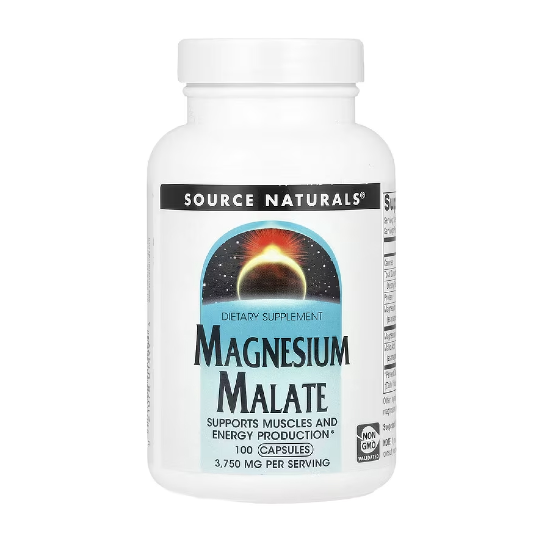magnesium-malate-625mg-100-caps-33903405860856_28ad043573 Magnesium Malate 625mg - 100 caps - Зображення 1