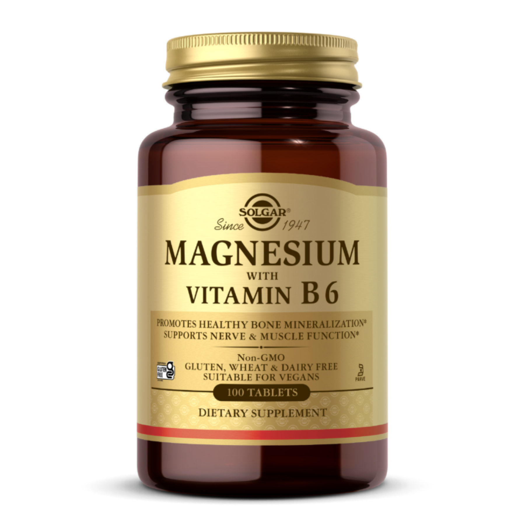 magnesium-with-vitamin-b6-100-tabs-89746382276942_d22464c7a1 Magnesium with Vitamin B6 - 100 tabs - Зображення 1