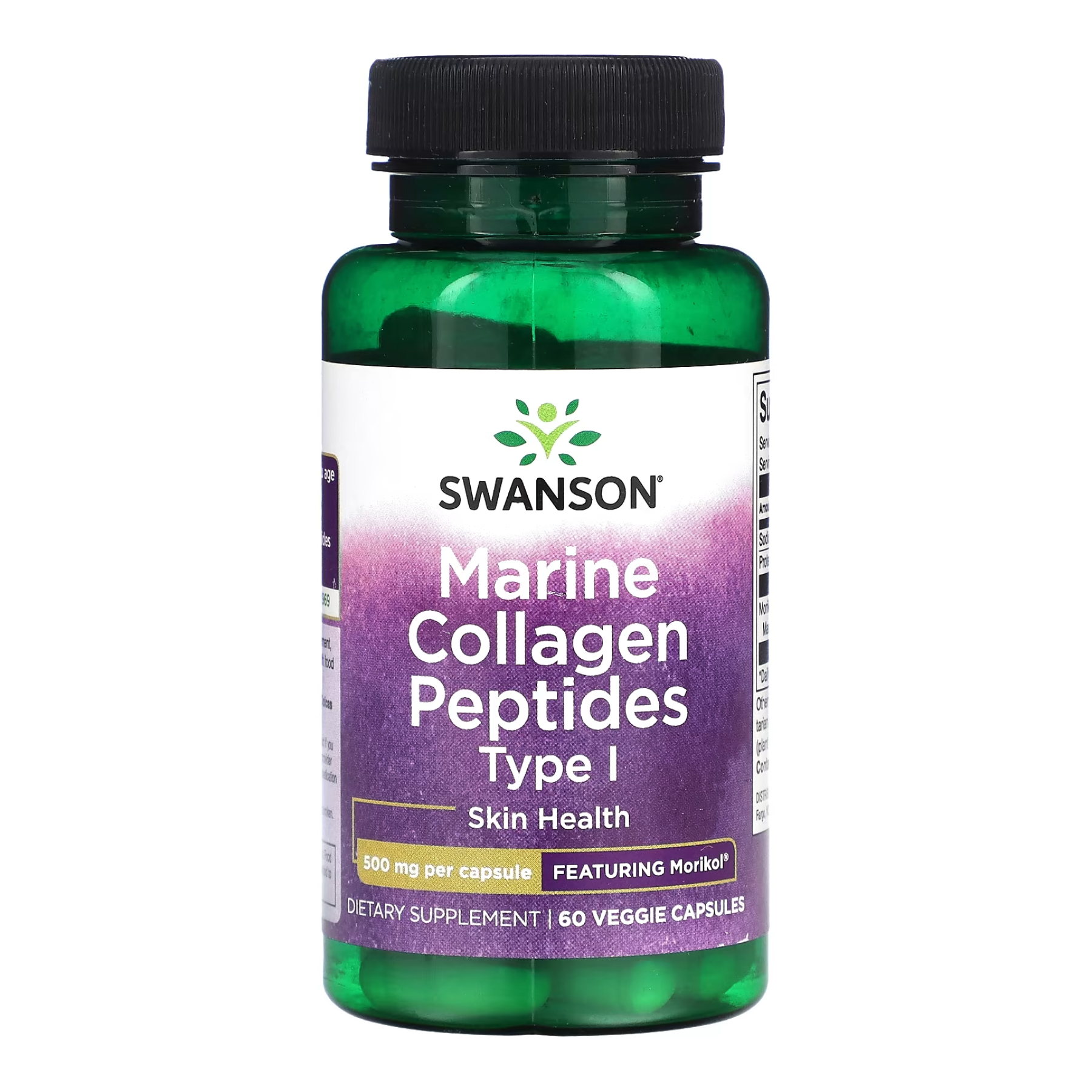 marine-collagen-peptides-type-i-featuring-morikol-500mg-60-vcaps-84536571642870_88f1e40e1e Marine Collagen Peptides Type I Featuring Morikol 500mg - 60 vcaps - Зображення 1