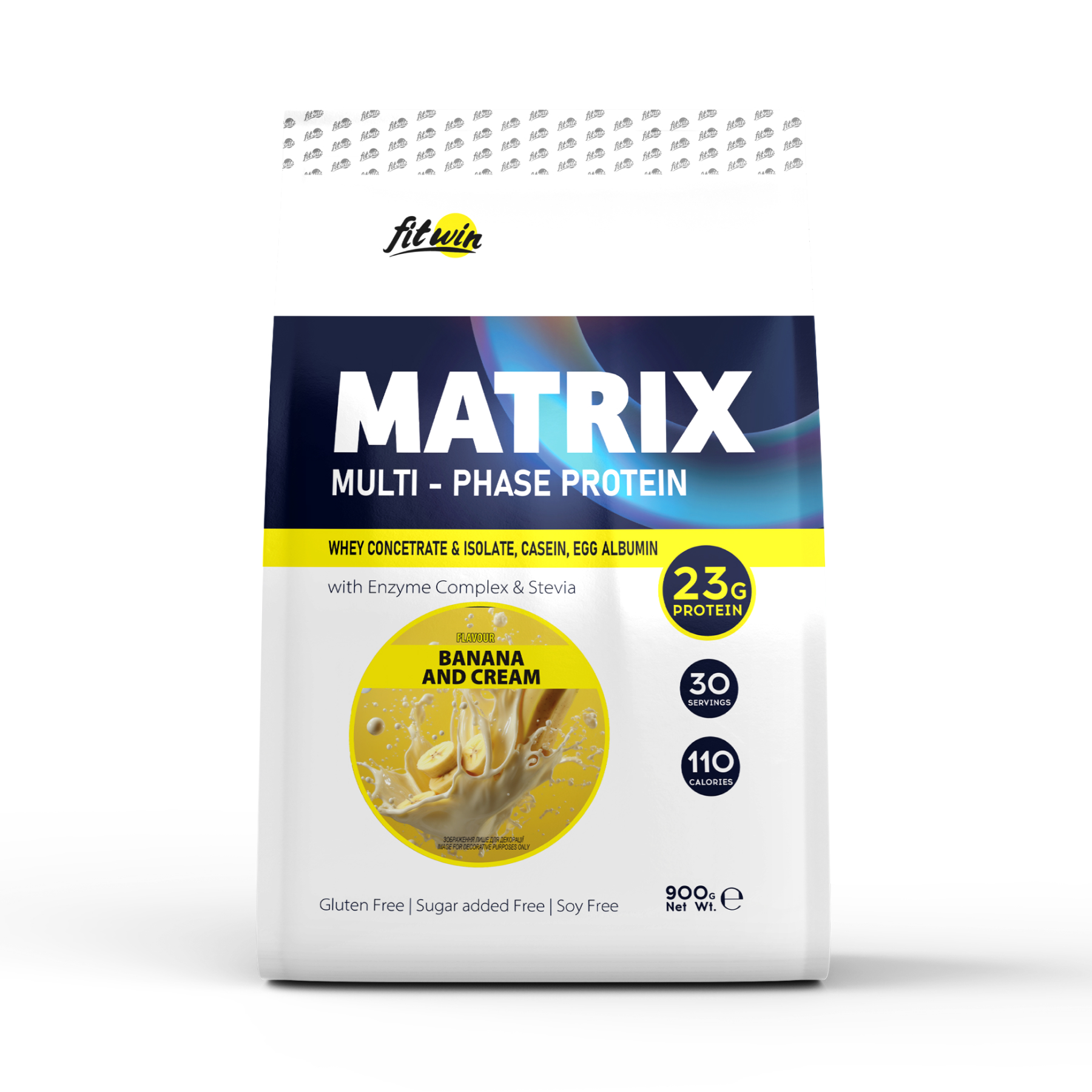 matrix-900g-banana-and-cream-36144455924283_0175cfaf49 Matrix - 900g Banana and Cream - Зображення 1