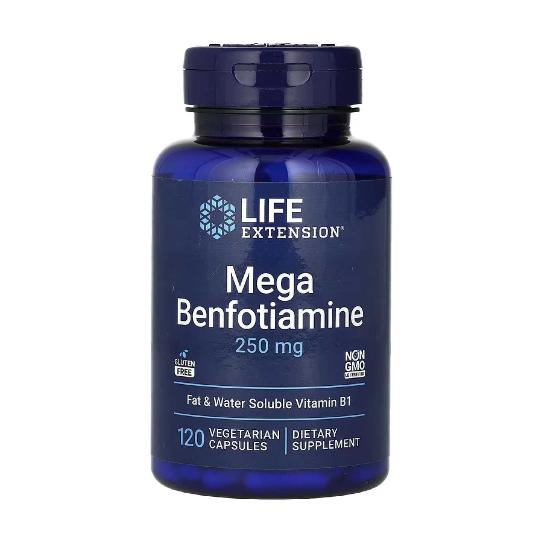 mega-benfotiamine-250-mg-120-vcaps-85649244640356_f2fb76fac7 Mega Benfotiamine 250 mg - 120 vcaps - Зображення 1