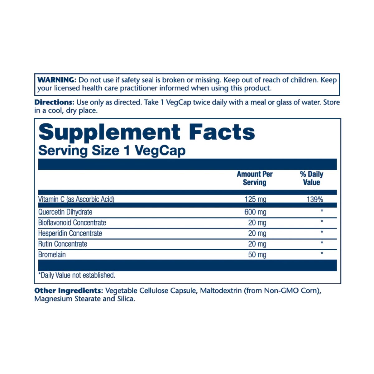 Mega Quercetin 600mg - 60 vcaps - Зображення 2