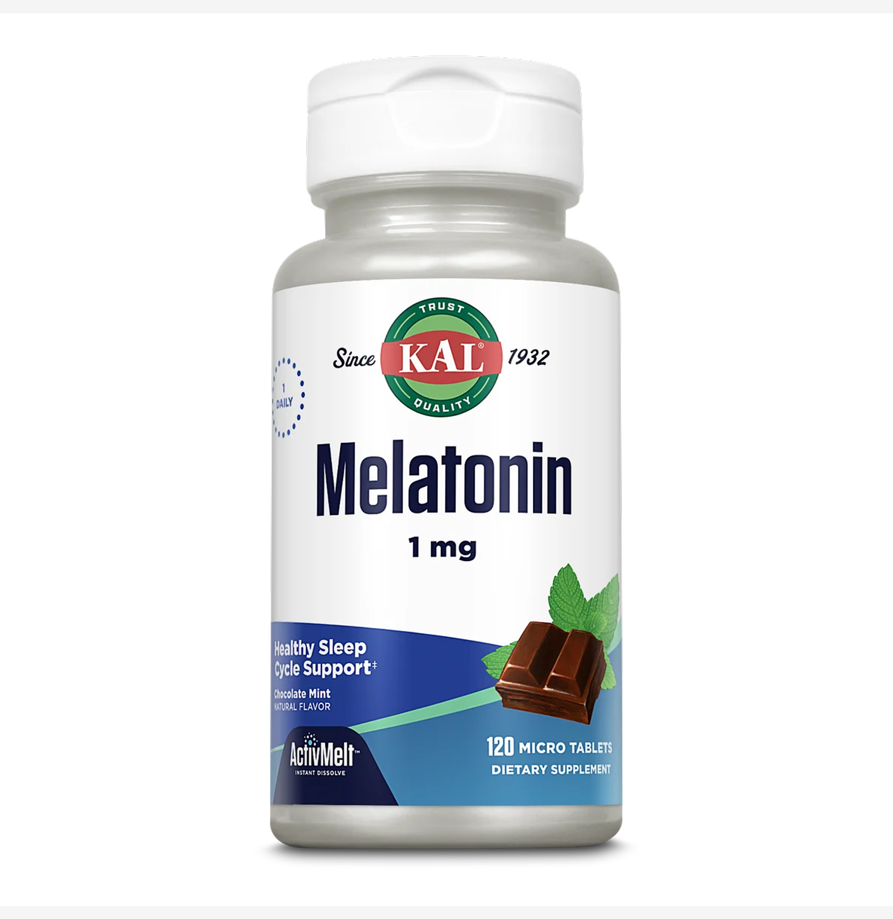 melatonin-1-mg-120-micro-tabs-78643679575969_982c6d4439 Melatonin 1 mg - 120 micro tabs - Зображення 1