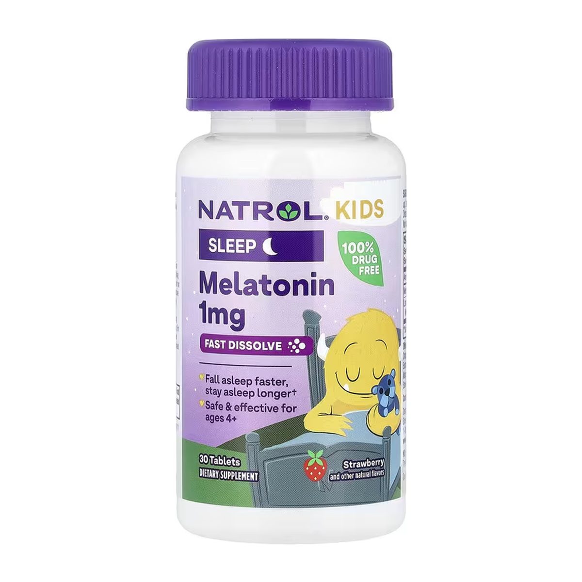 Kids Melatonin 1mg - 30 tabs - Зображення 3