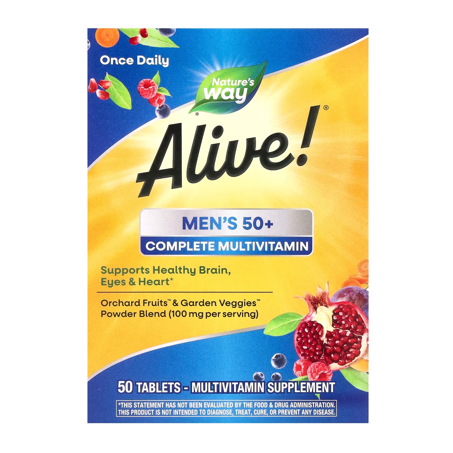 mens-50-complete-multivitamin-50-tabs-89310658601825_a14eaf211b Men's 50+ Complete Multivitamin - 50 tabs - Зображення 1