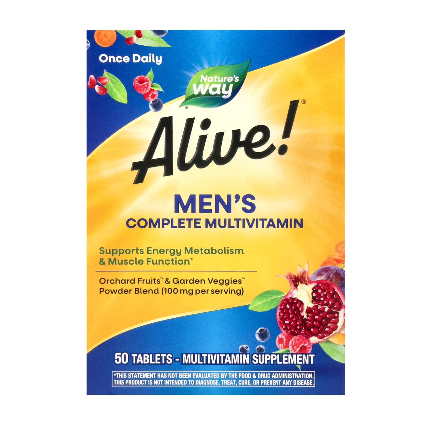 mens-complete-multivitamin-50-tabs-86527366543557_9506a4248d Men's Complete Multivitamin - 50 tabs - Зображення 1