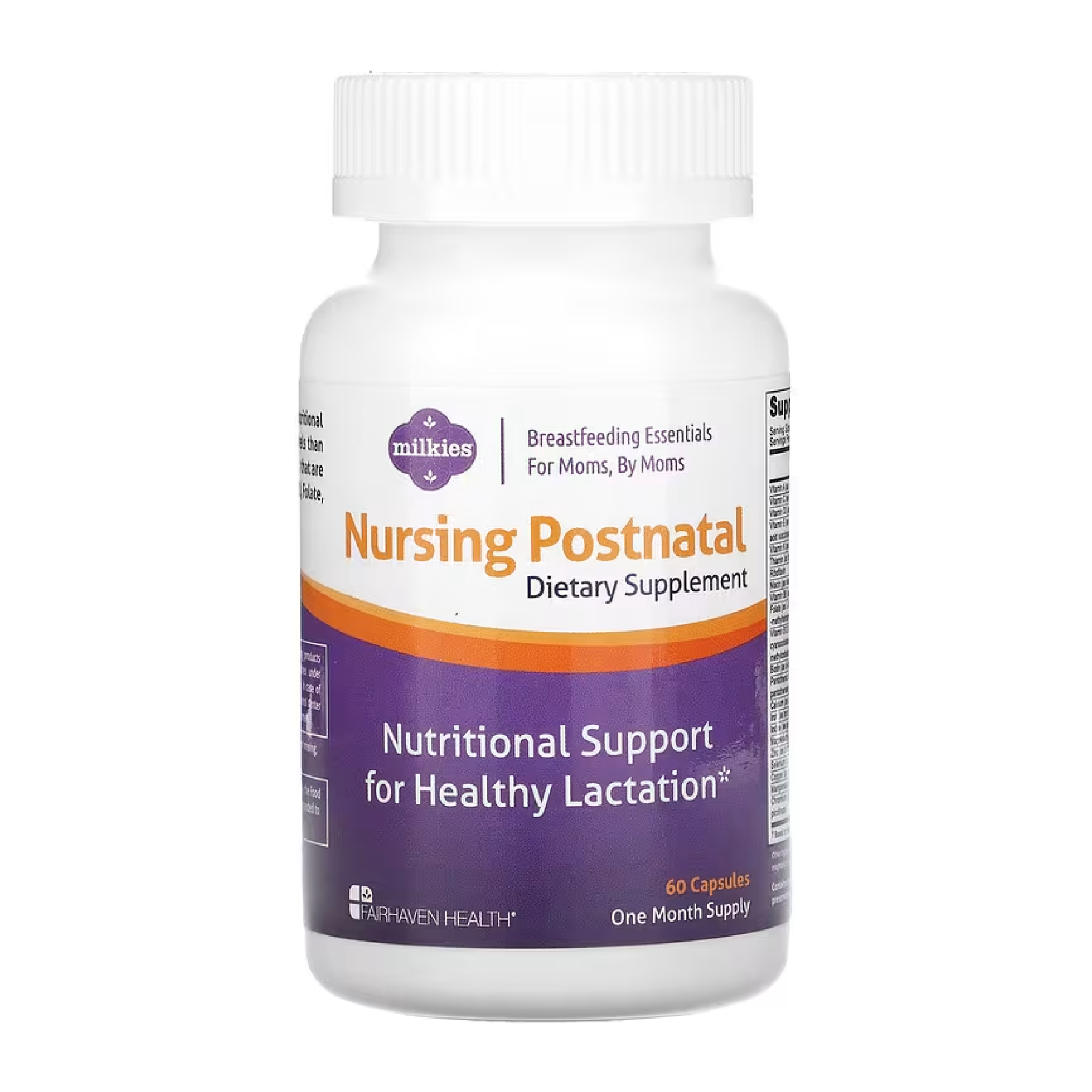 milkies-nursing-postnatal-breastfeeding-multivitamin-60-caps-72206389417410_f671b9e599 Milkies Nursing Postnatal Breastfeeding Multivitamin - 60 caps - Зображення 1