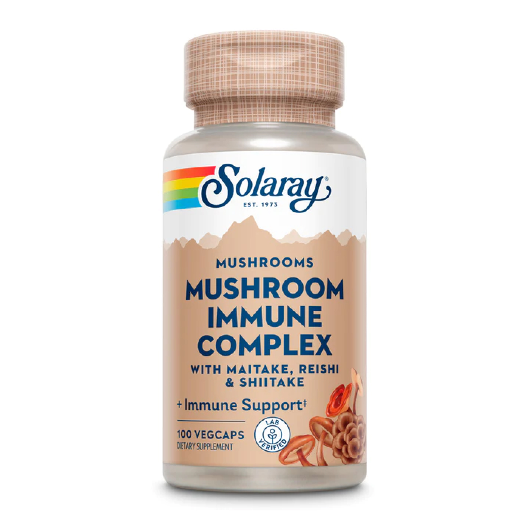 mushroom-immune-complex-600mg-100ct-92721207994226_95a7f22d5b Mushroom Immune Complex 600mg - 100 vcaps - Зображення 1