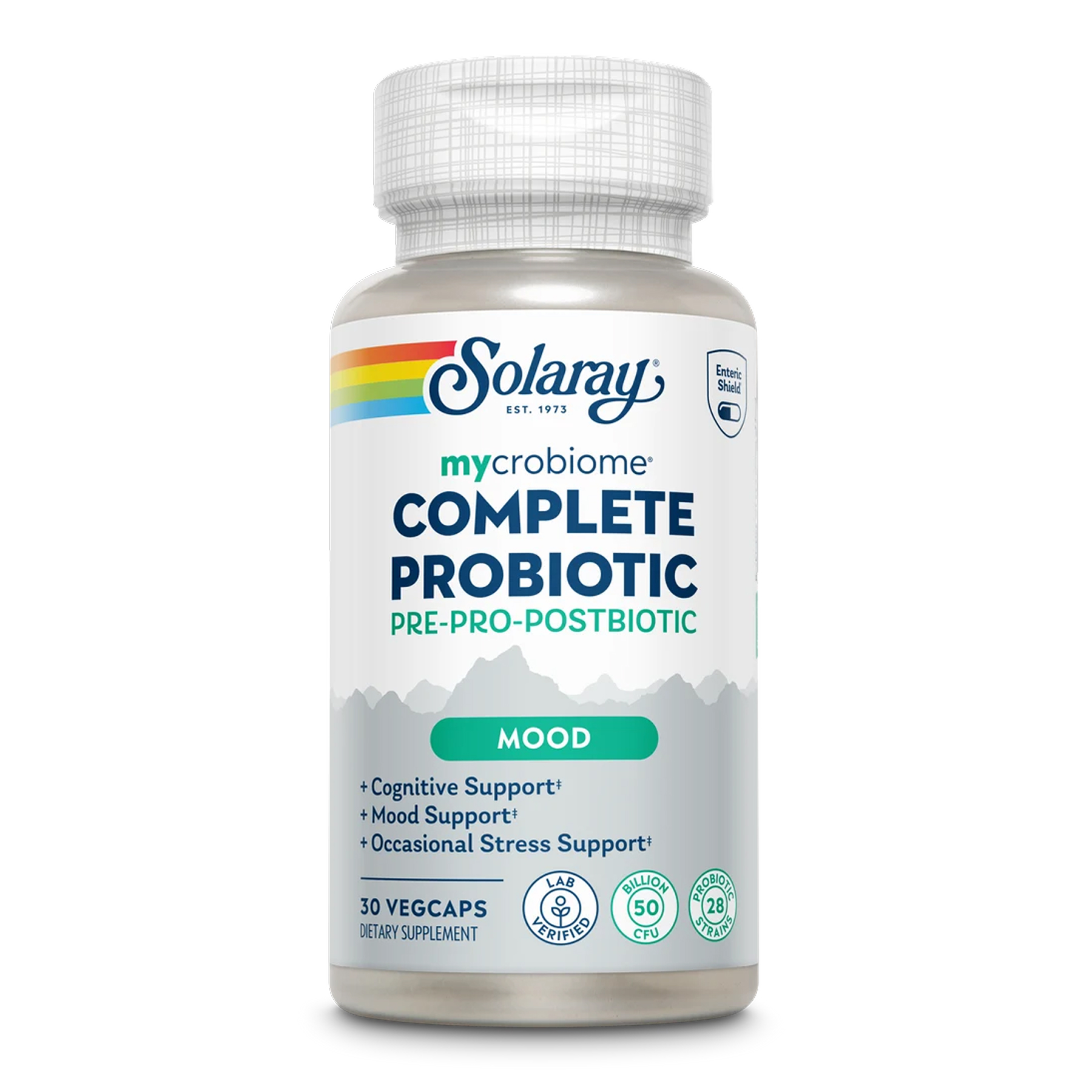 mycrobiome-complete-probiotic-mood-30-vcaps-22857942607712_f51ea6cc65 Mycrobiome Complete Probiotic Mood - 30 vcaps - Зображення 1