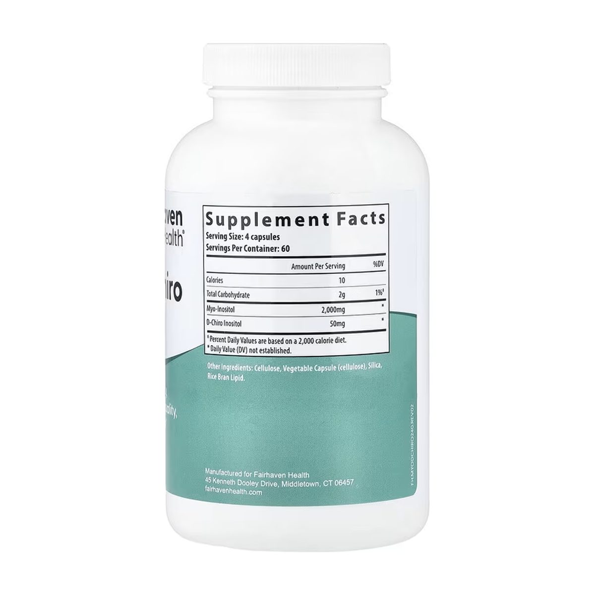 Myo + D-Chiro Inositol - 240 caps - Зображення 2