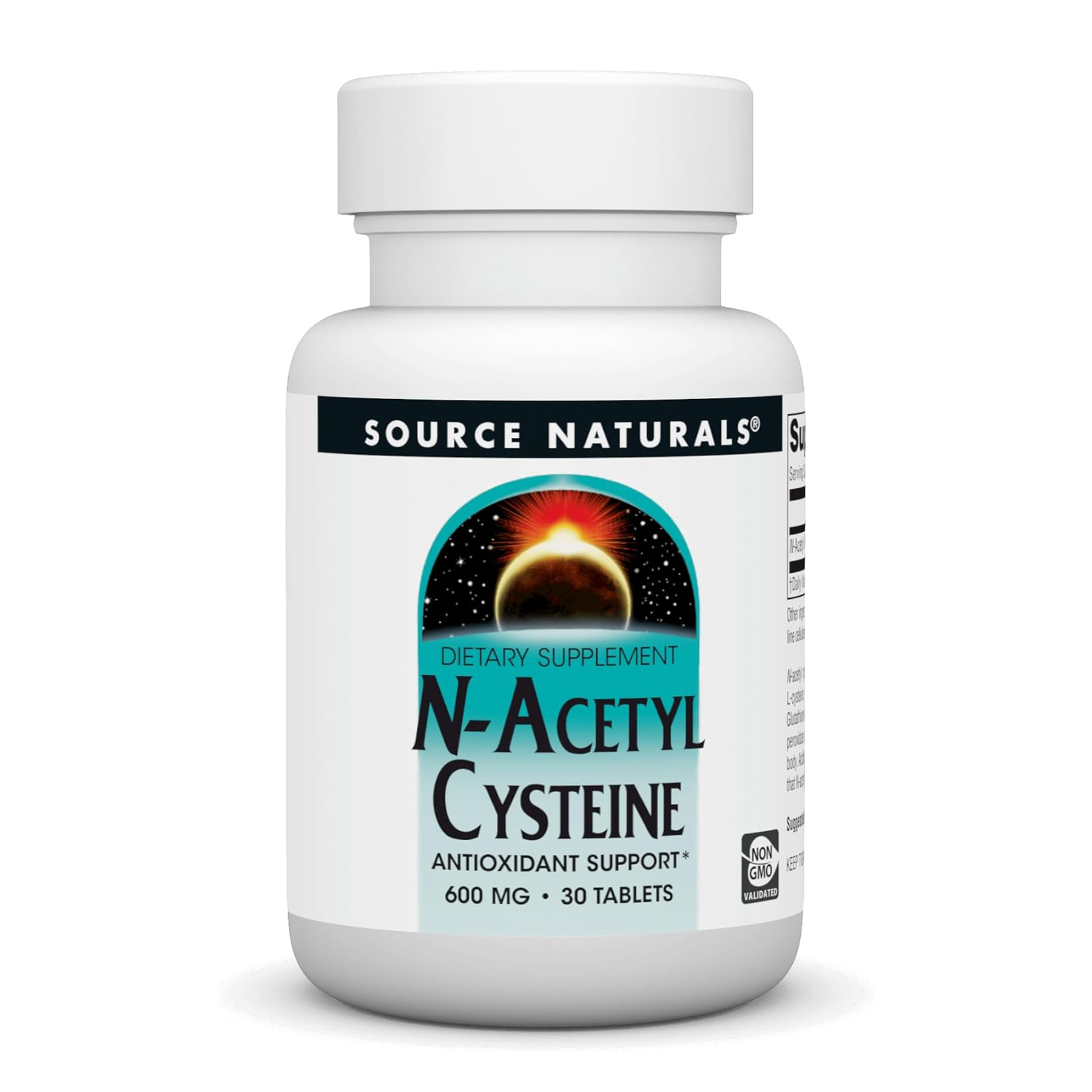 n-acetyl-cysteine-600mg-30-tabs-19489438013308_79da39d36e N-Acetyl Cysteine 600mg - 30 tabs - Зображення 1