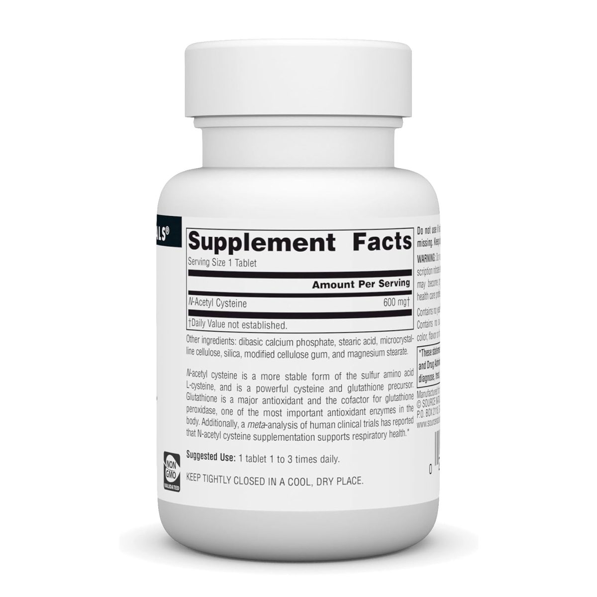 N-Acetyl Cysteine 600mg - 30 tabs - Зображення 2
