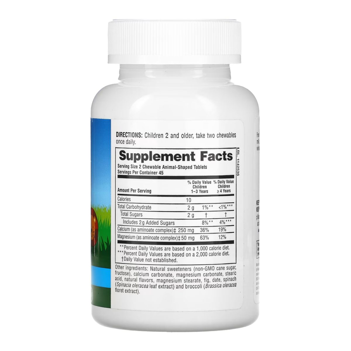 Kids Calcium Chewable - 135 tabs - Зображення 2