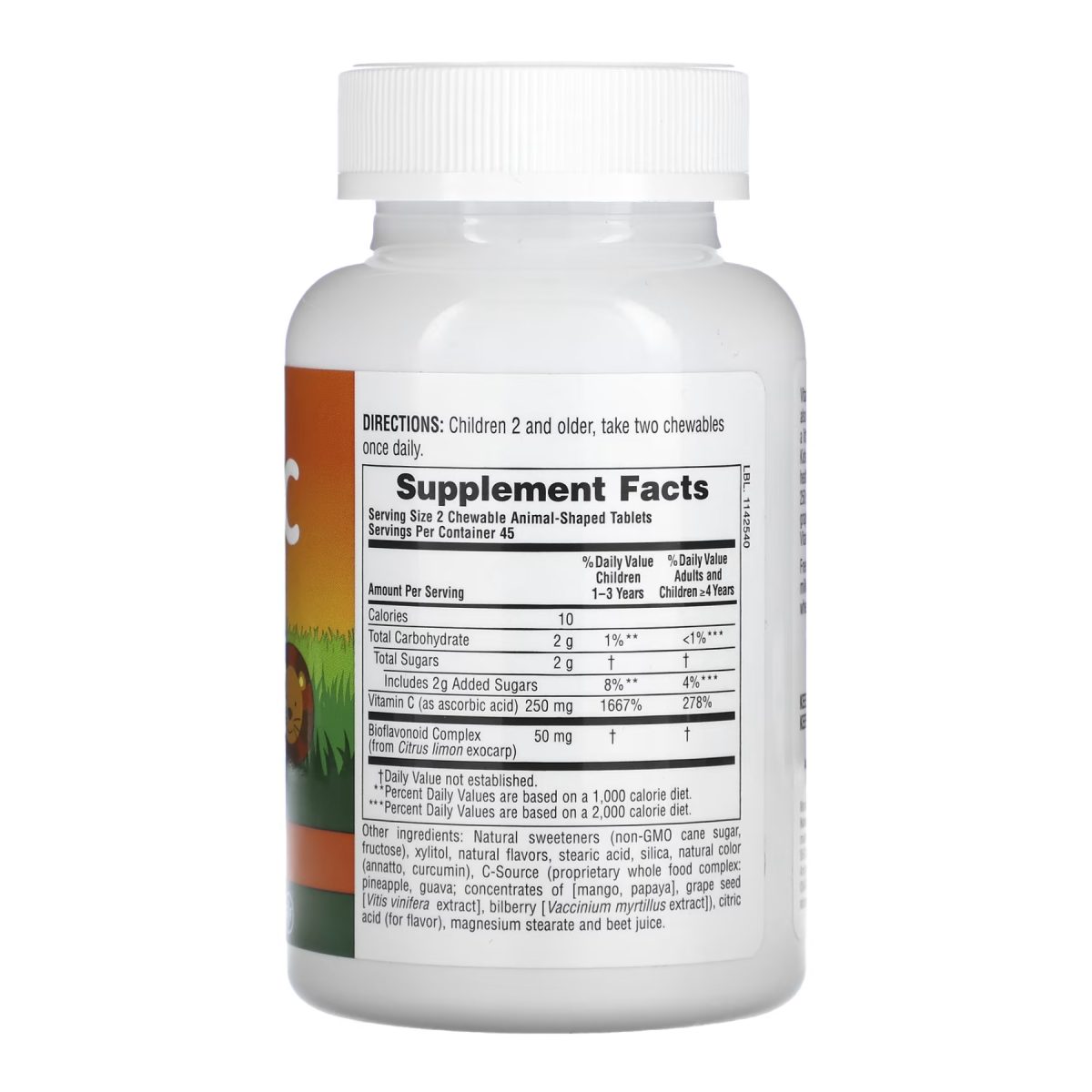 Kids Vit C Chewable - 90 tabs - Зображення 2