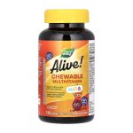 Alive! Children's Chewable Multivitamin - 120 tabs Orange and Berry - Зображення 2