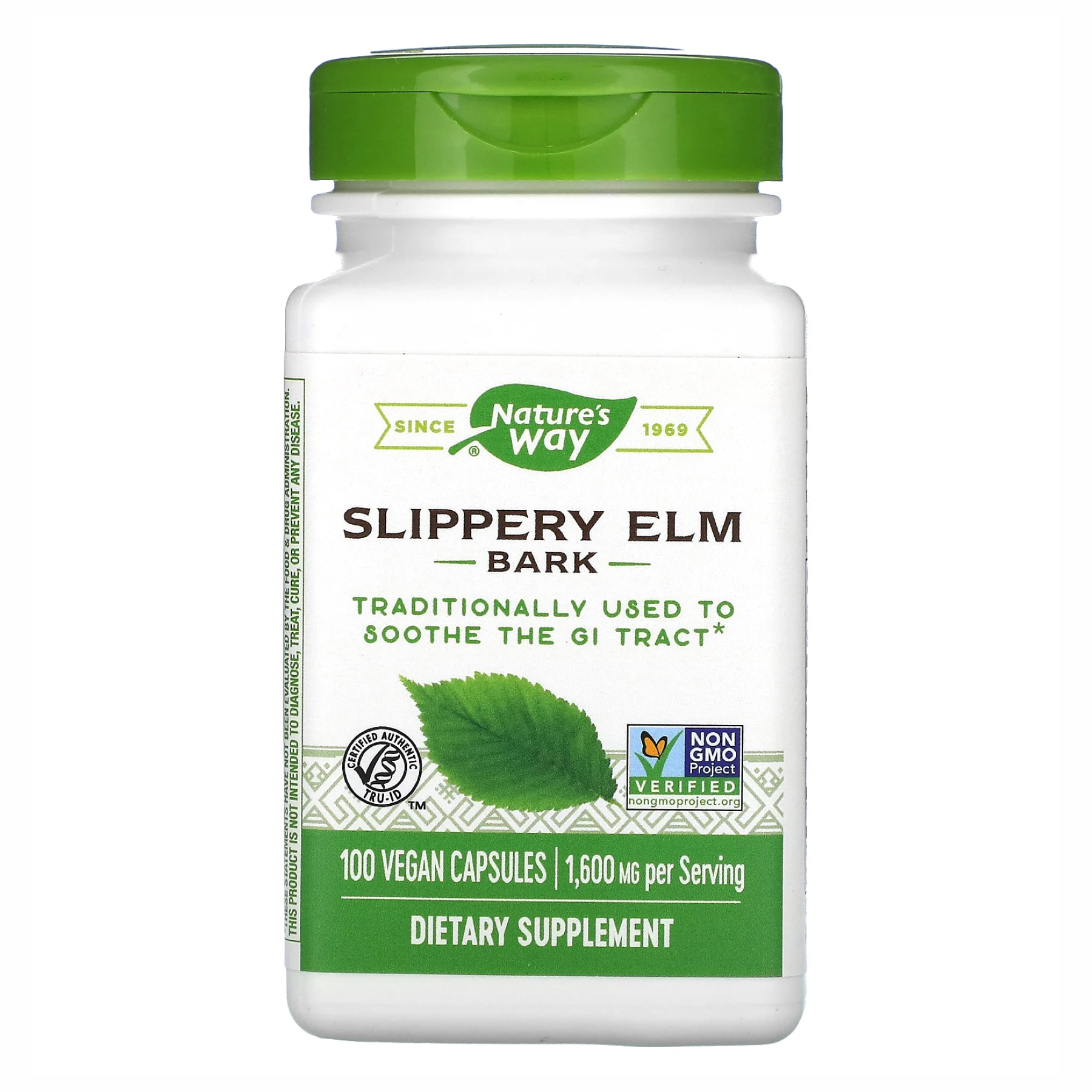 natures-wayslippery-elm-bark-100-vcaps-91366787977263_c1441a980b Slippery Elm Bark - 100 vcaps - Зображення 1