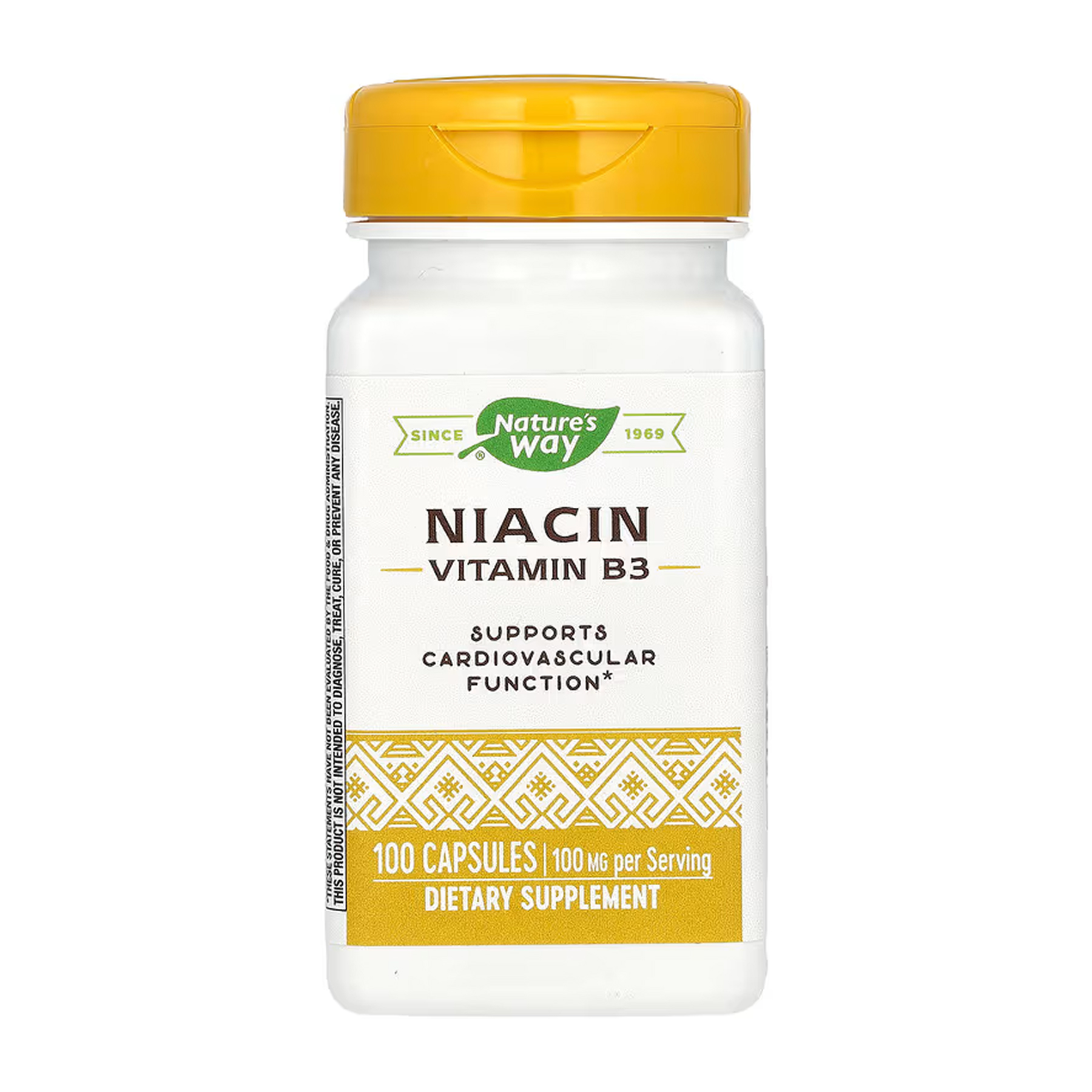 niacin-100-mg-100-caps-14711118423679_b2ad10f893 Niacin 100 mg - 100 caps - Зображення 1