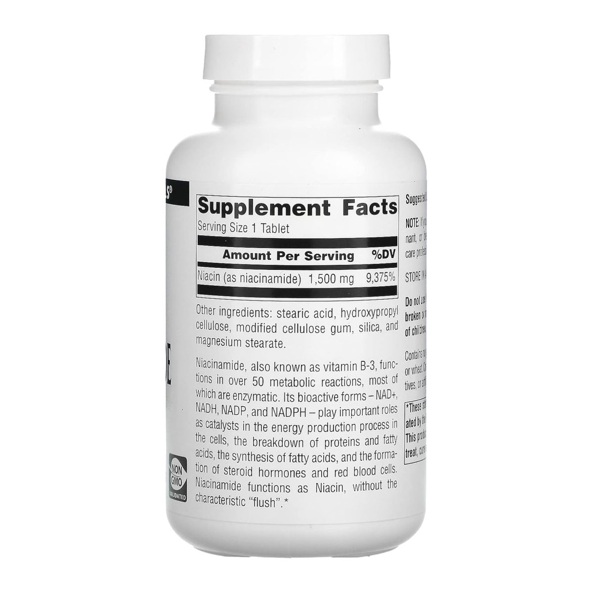 Niacinamide B-3 1500 mg - 100 tabs - Зображення 2