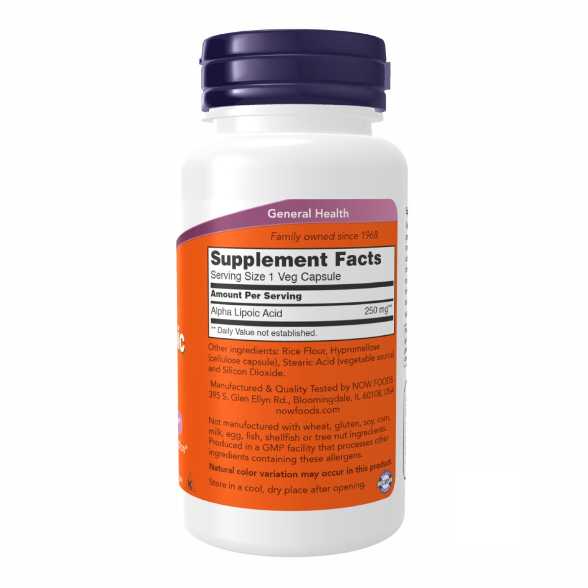 Alpha Lipoic Acid 250 mg - 60 vcaps - Зображення 2