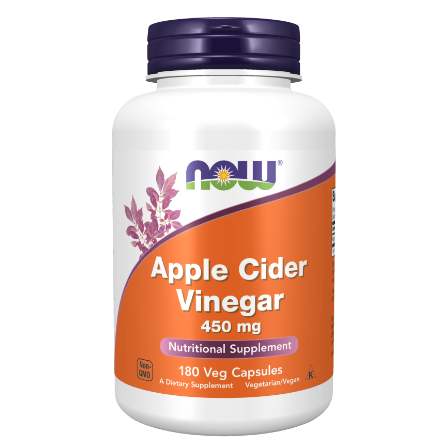 now-foodsapple-cider-vinegar-450-mg-180-vcaps22563-24611040521400_328d46e132 Apple Cider Vinegar 450 mg - 180 vcaps - Зображення 1