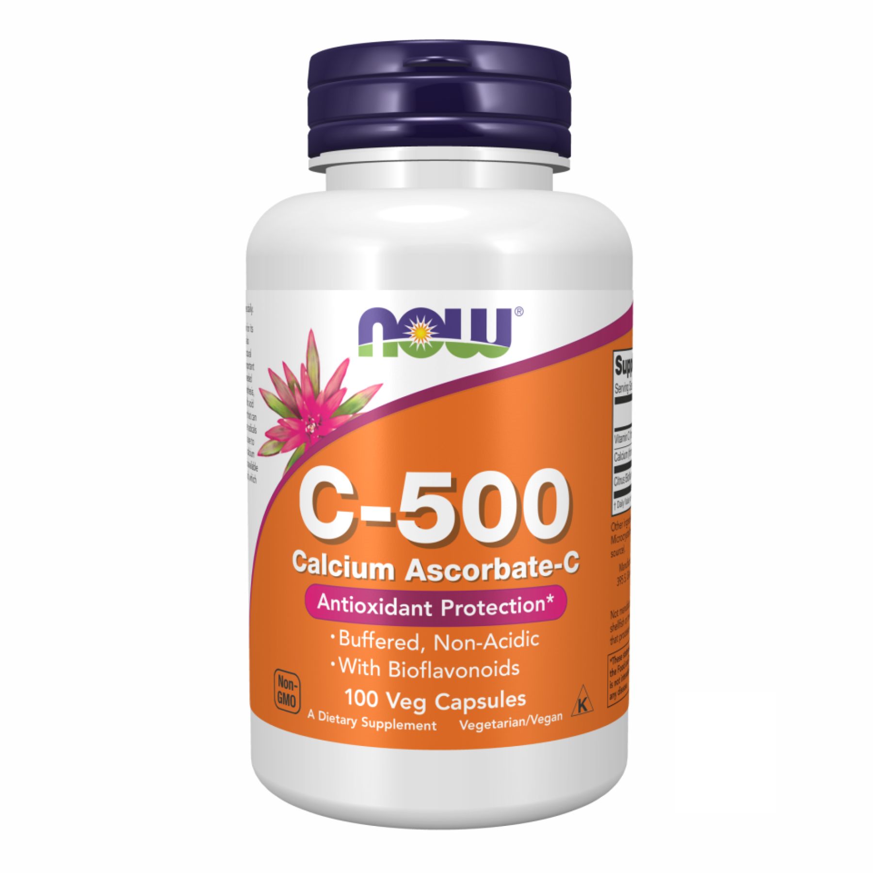 now-foodsc-500-ascorbate-100-vcaps-28753127265108_31c2aa4d27 C-500 Ascorbate - 100 vcaps - Зображення 1
