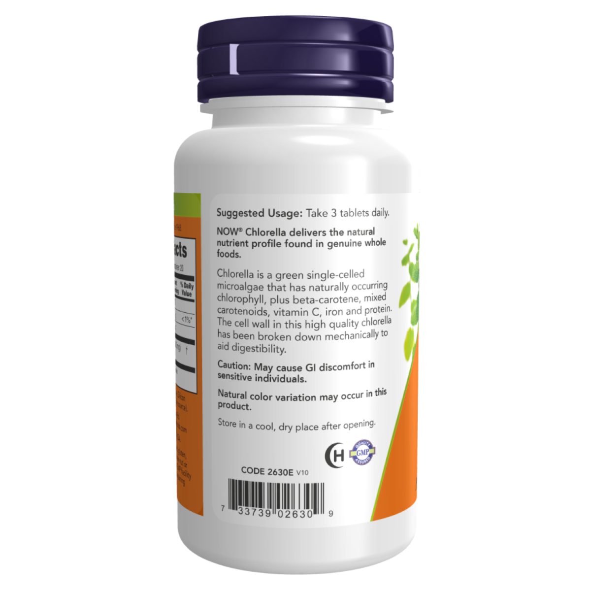 Chlorella 1000 mg - 60 Tabs - Зображення 3