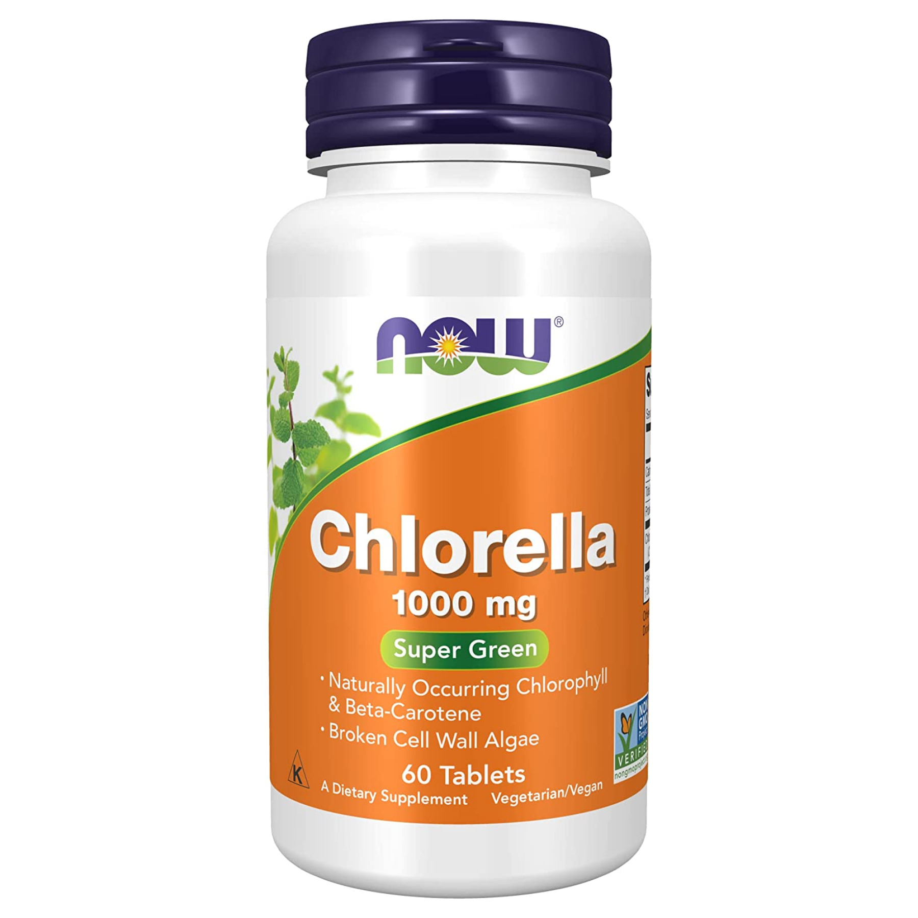 now-foodschlorella-1000-mg-60-tabs-77340342587431_4941c34097 Chlorella 1000 mg - 60 Tabs - Зображення 1