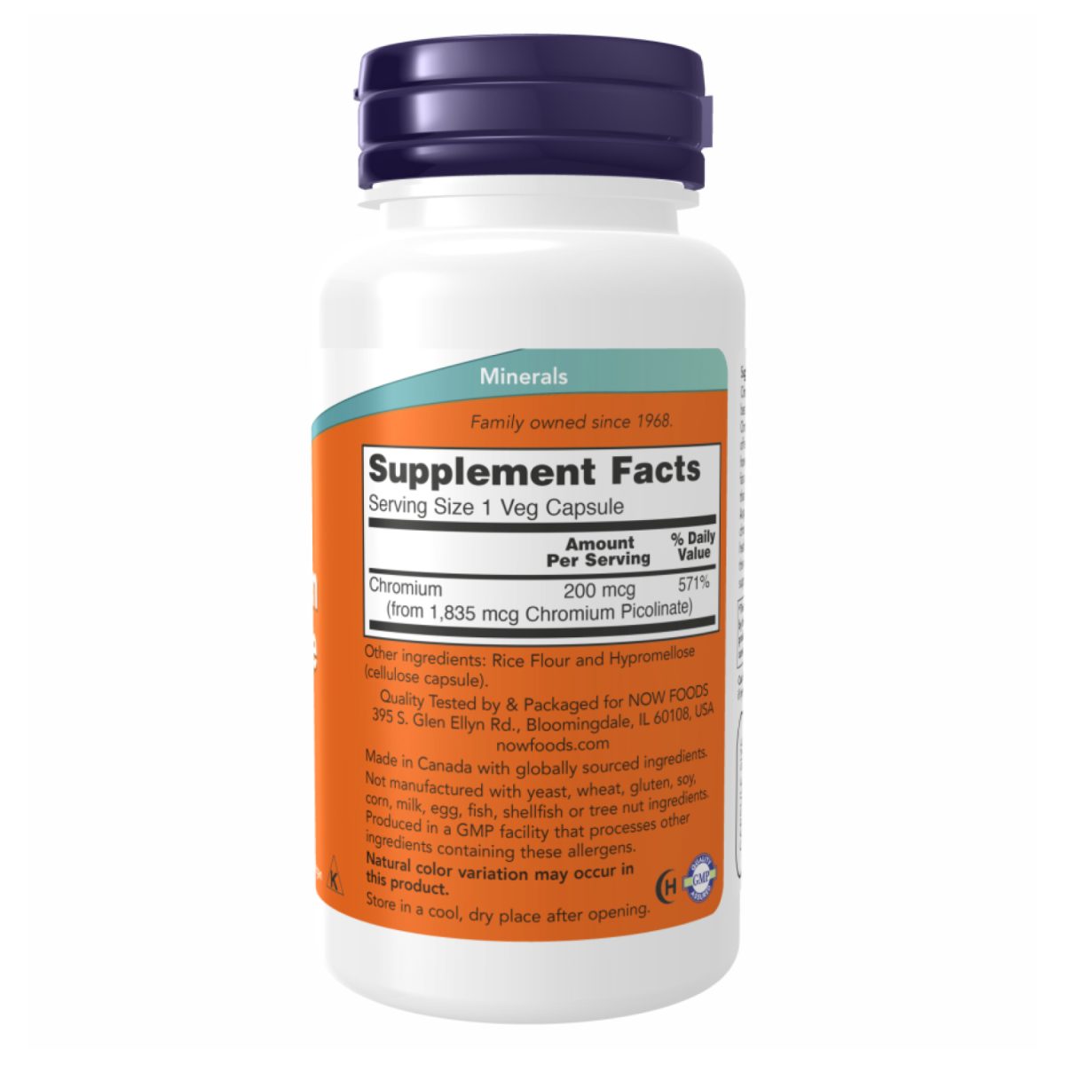 Chromium Picolinate 200mcg - 100caps - Зображення 2
