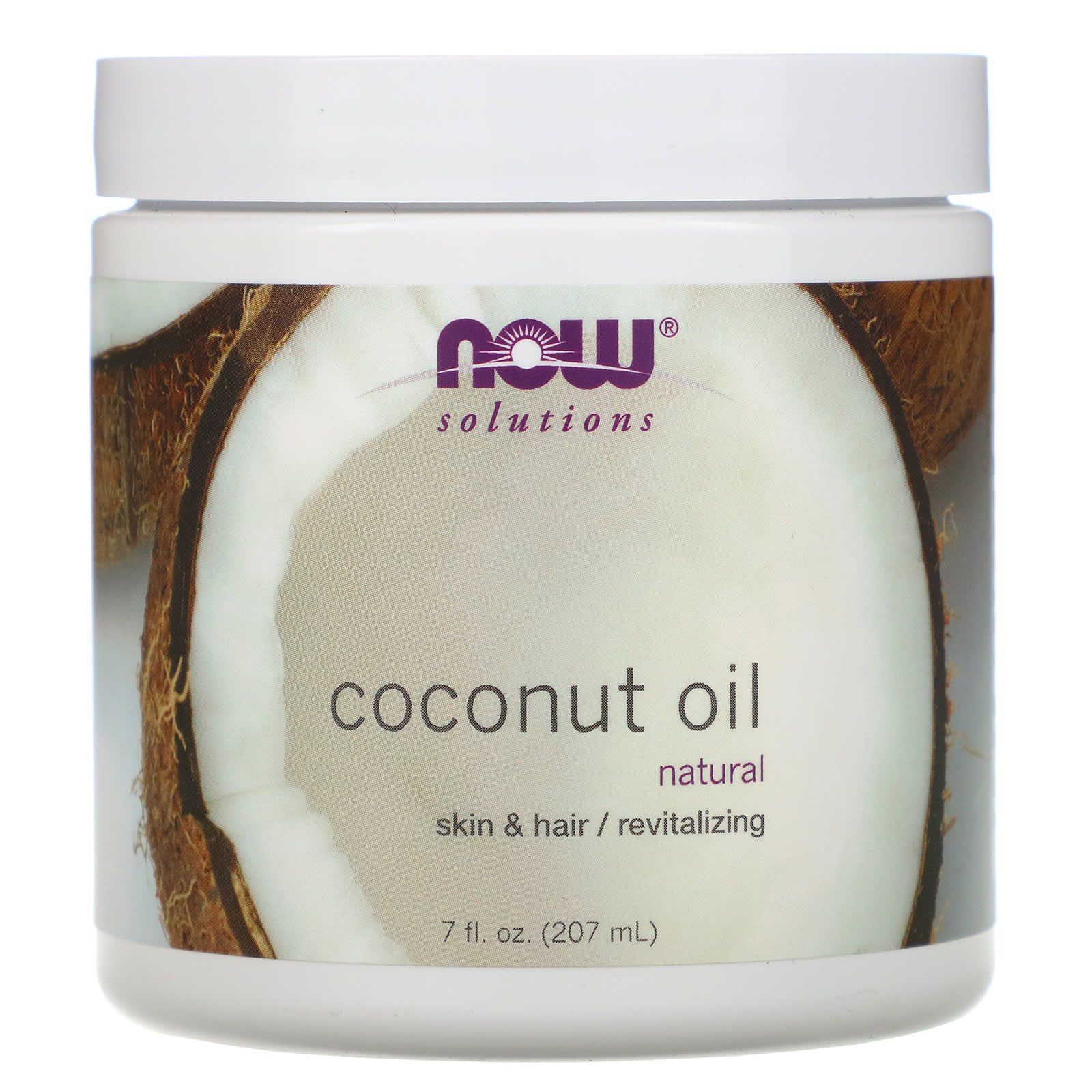 now-foodscoconut-oil-207-ml-natural-96703303306587_cbd098873f Coconut Oil - 207 ml natural - Зображення 1